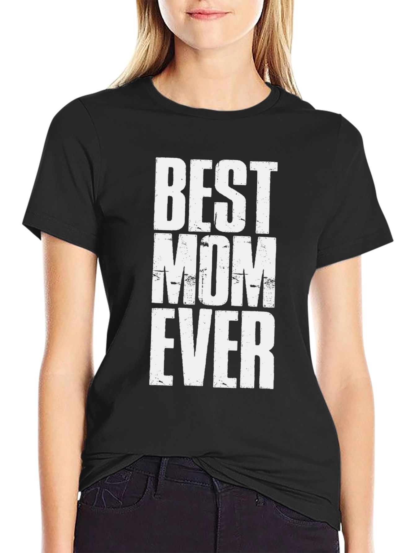 Best Mom Ever Graphic T-Shirt - Classic Black Tee