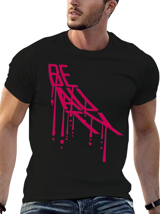 Be Ready Graphic Tee - Black Cotton T-Shirt