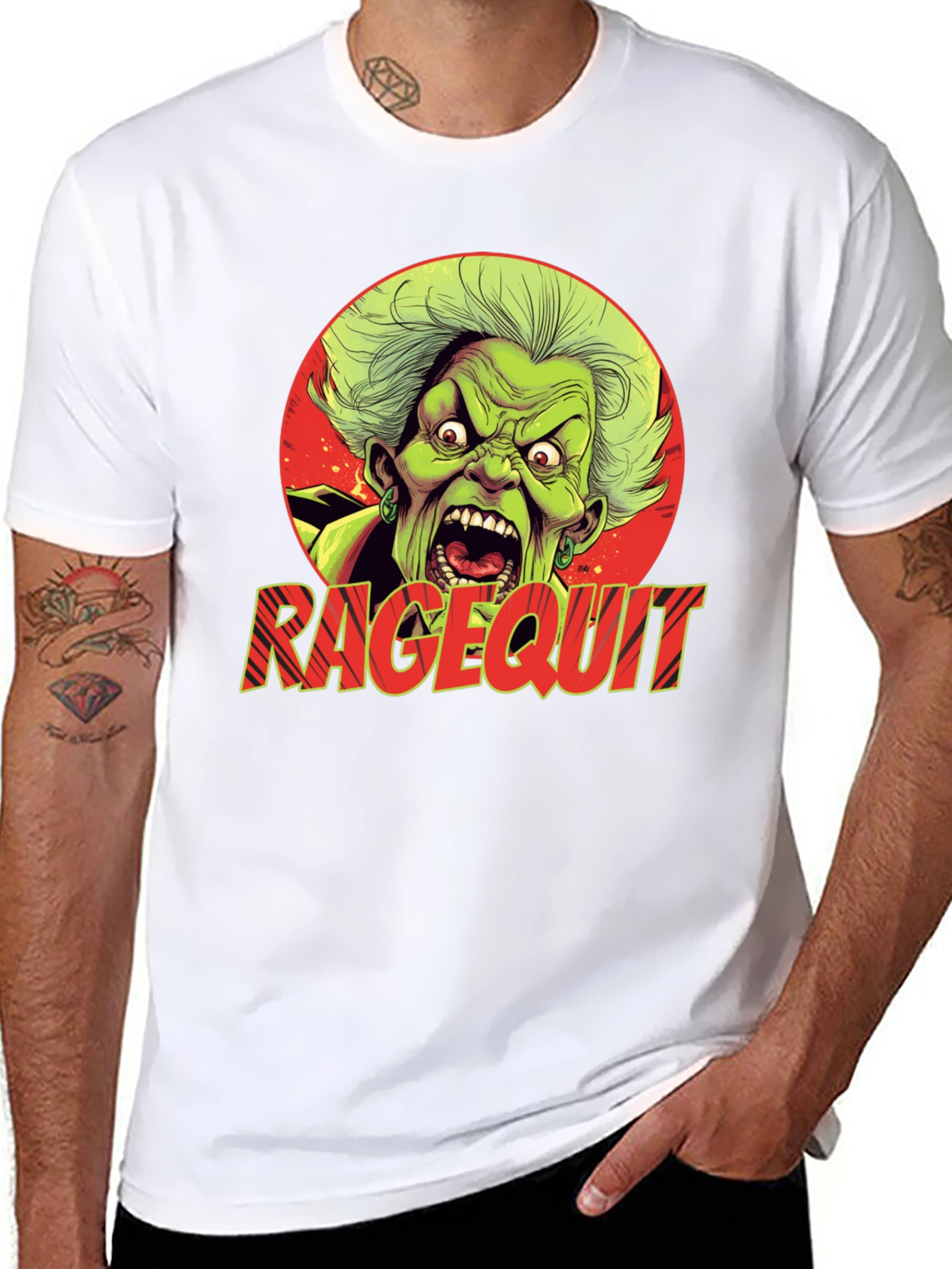 Rage Quit Graphic Tee - Gamer T-Shirt