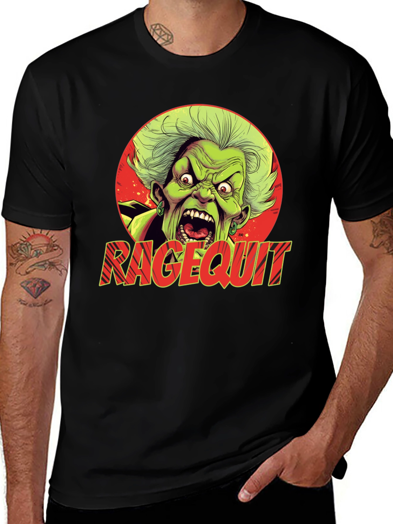 Rage Quit Graphic Tee - Gamer T-Shirt