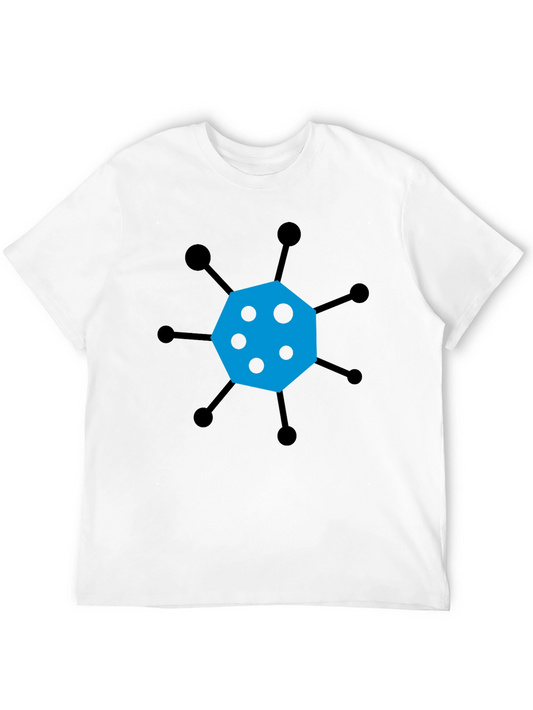 Geometric Graphic Tee - Modern Casual