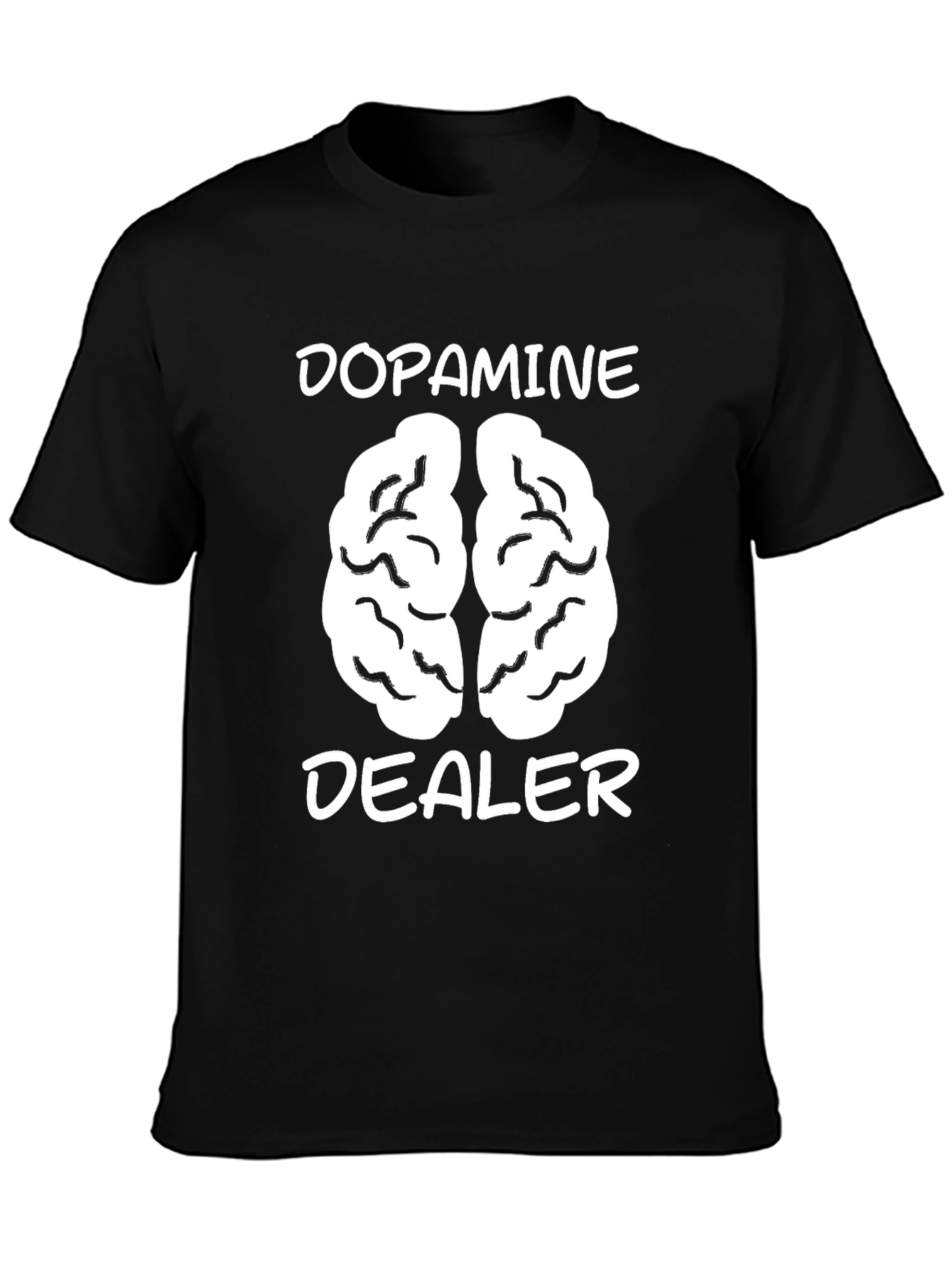 Dopamine Dealer Graphic Tee - Brain Humor Shirt