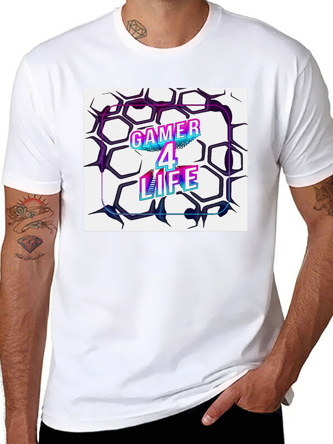 Gamer 4 Life Black T-Shirt
