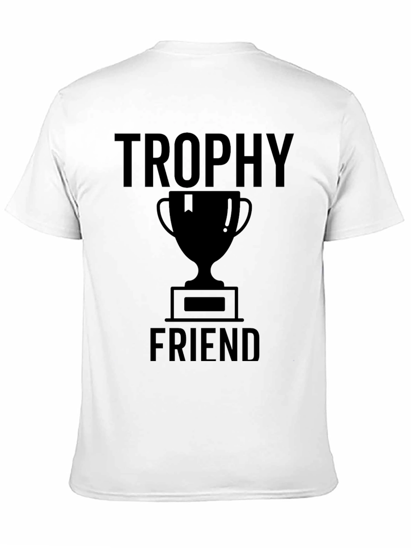 Trophy Friend Graphic Tee - Black Crew Neck