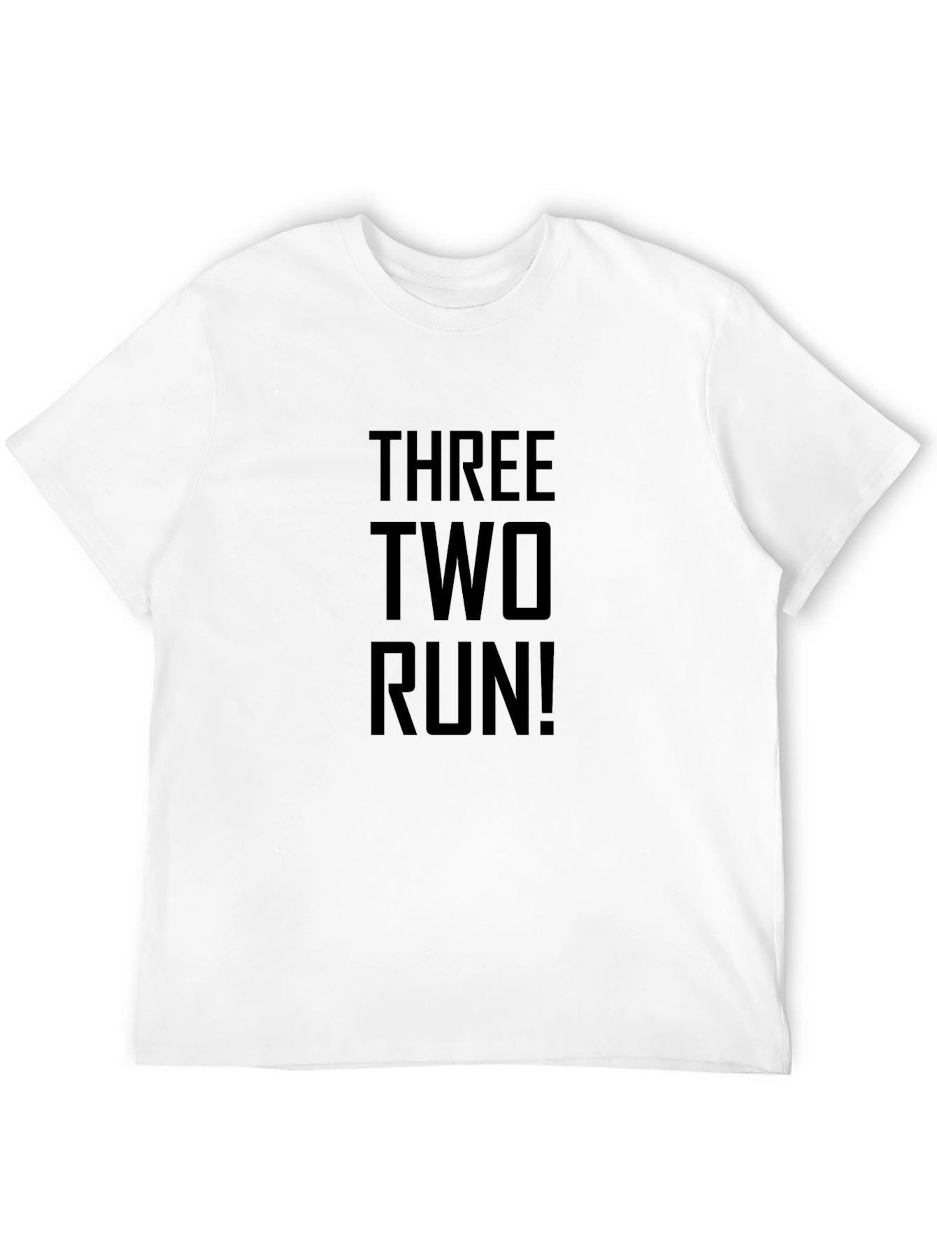 Three Two Run! Graphic Print Tee