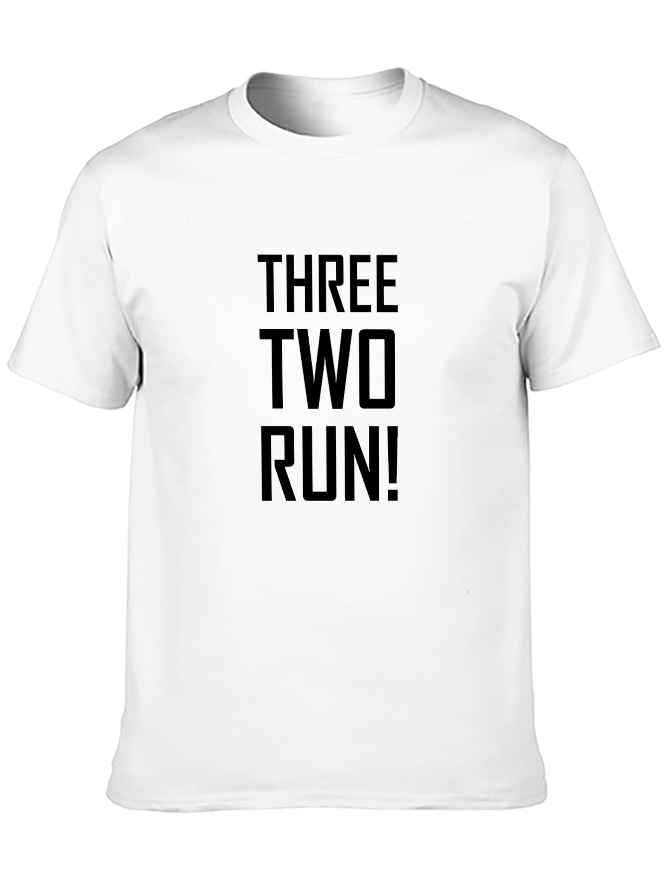 Three Two Run! Graphic Print Tee