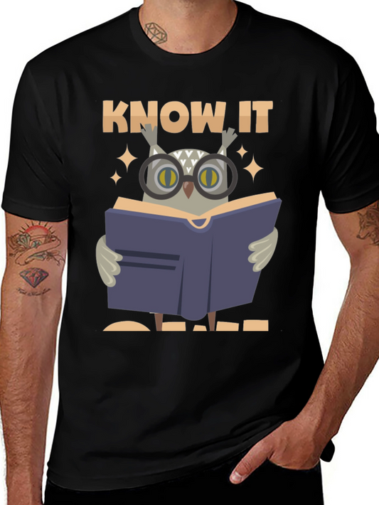 Know It Owl T-Shirt: Smart & Stylish