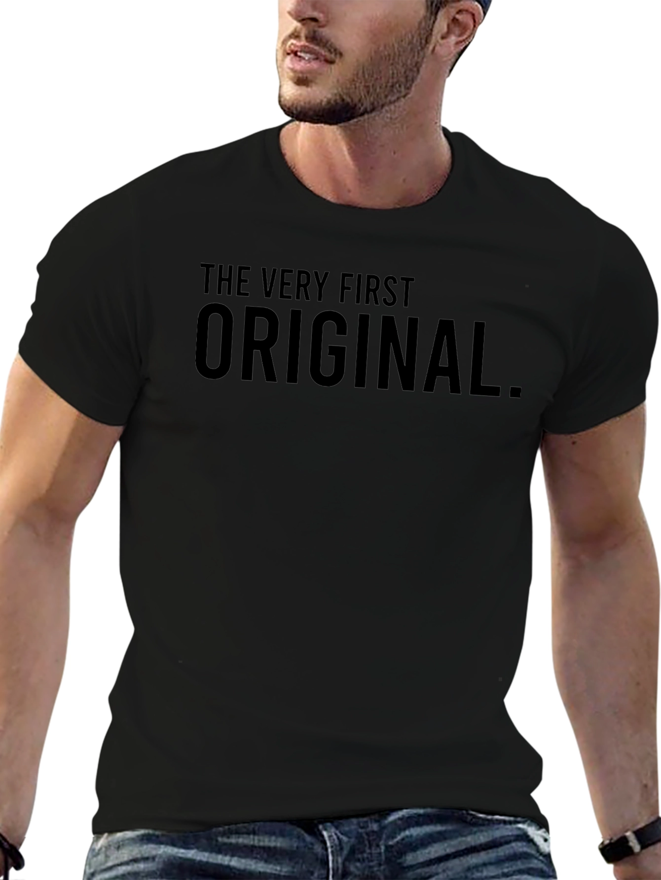 The Very First Original Black Graphic T-Shirt