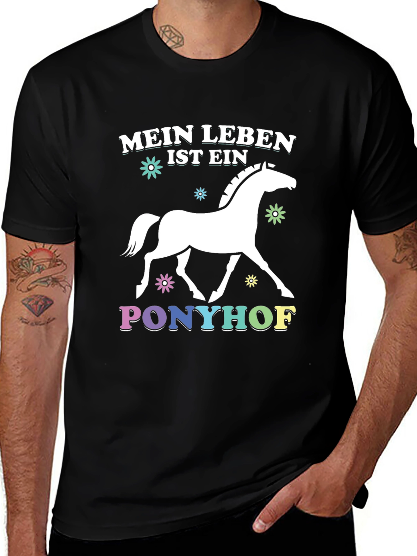 Mein Leben Ist Ein Ponyhof T-Shirt