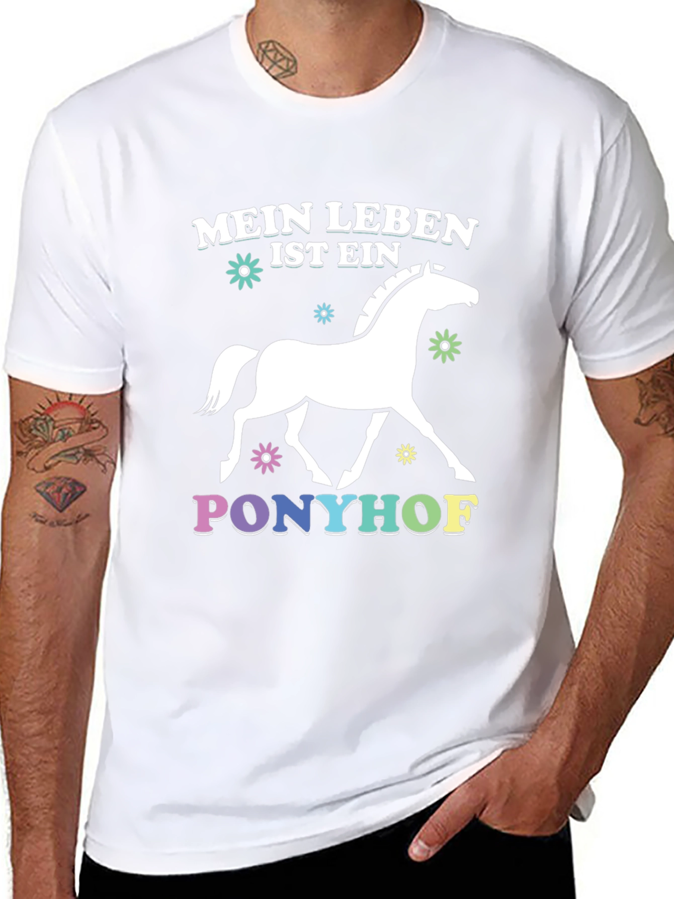 Mein Leben Ist Ein Ponyhof T-Shirt