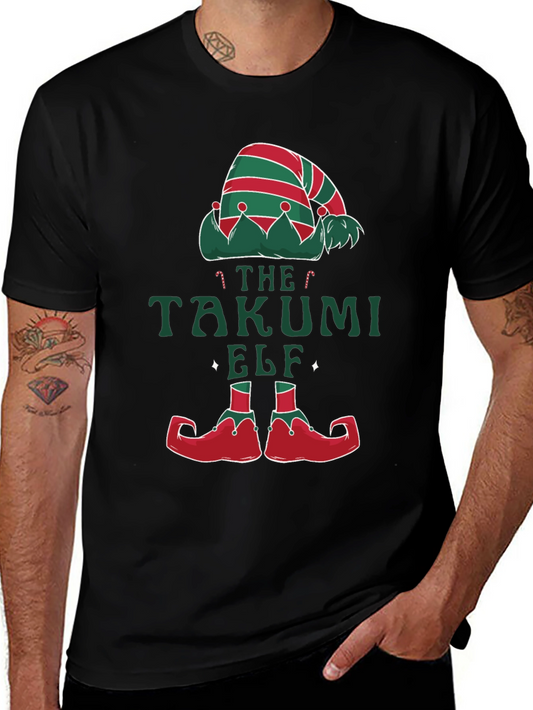 Takumi Elf Christmas T-Shirt - Holiday Festive Apparel