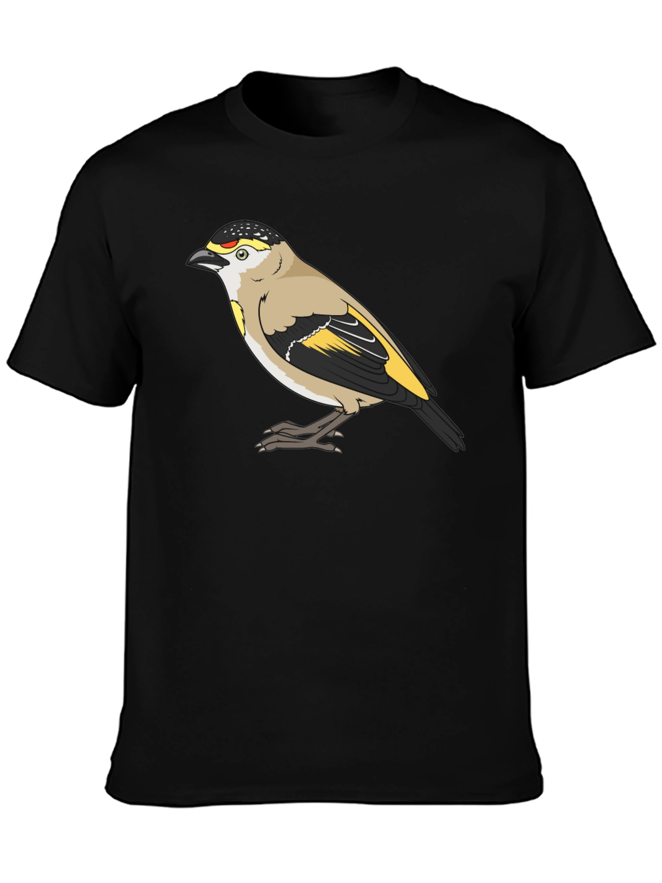 Bird Graphic Tee - Stylish Black T-Shirt