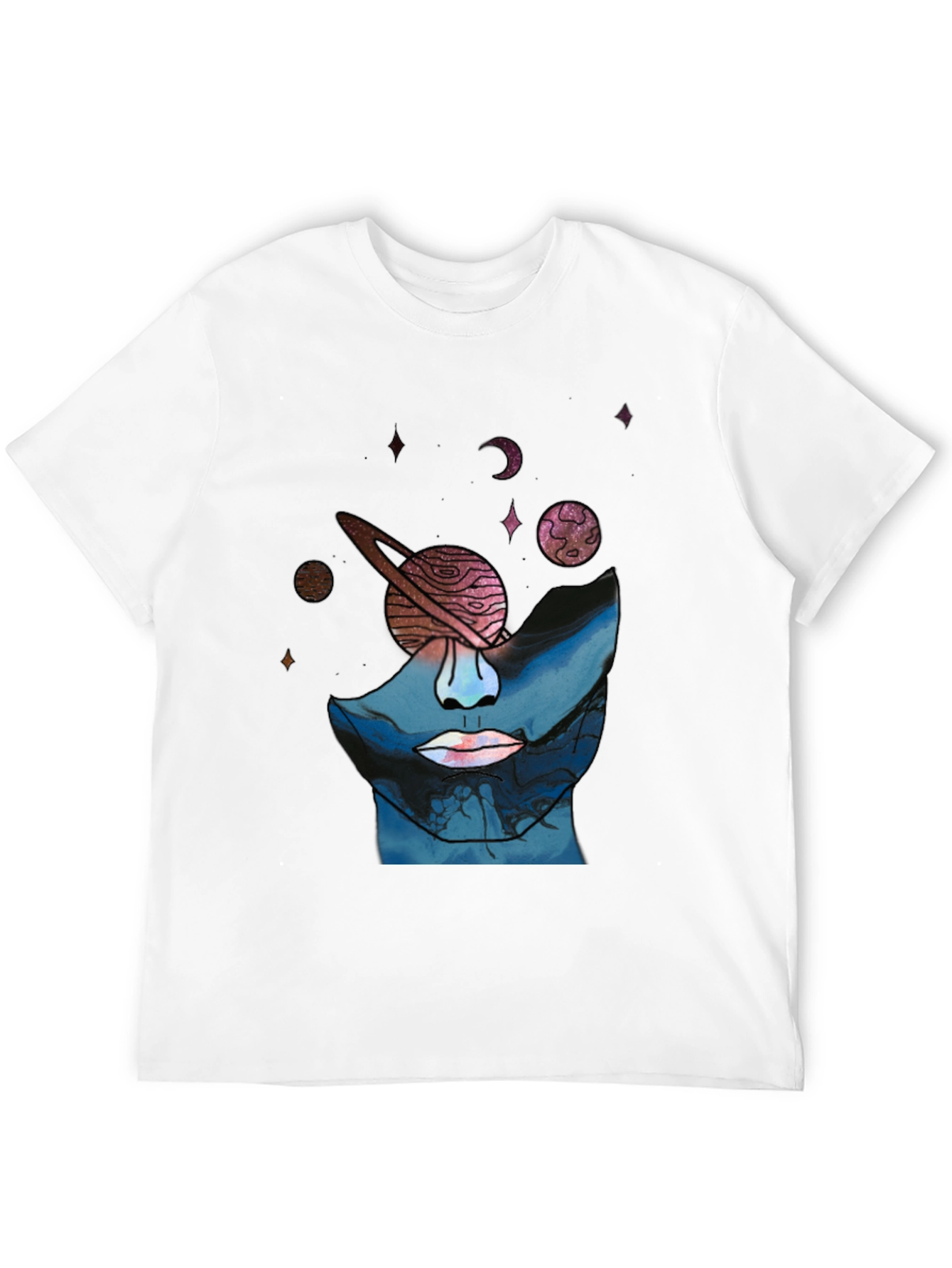 Cosmic Mind Graphic T-Shirt - Unique Universe Design