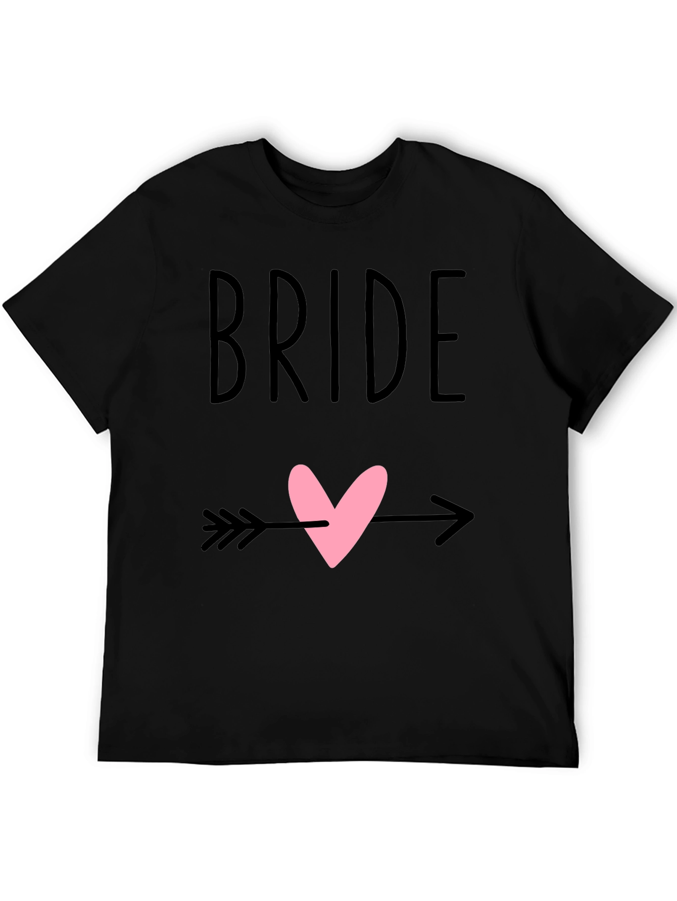 Bride Heart Arrow Graphic T-Shirt