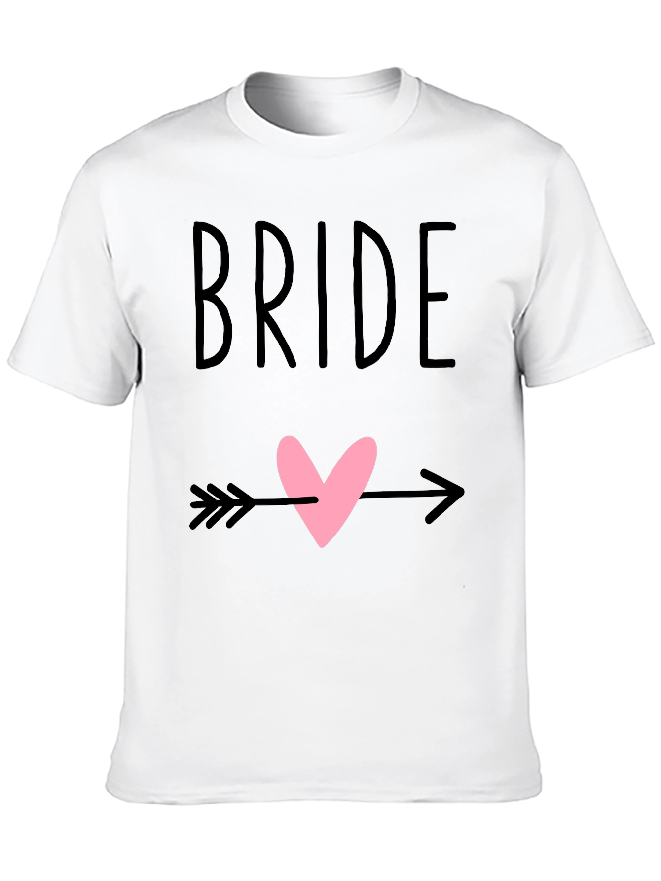 Bride Heart Arrow Graphic T-Shirt