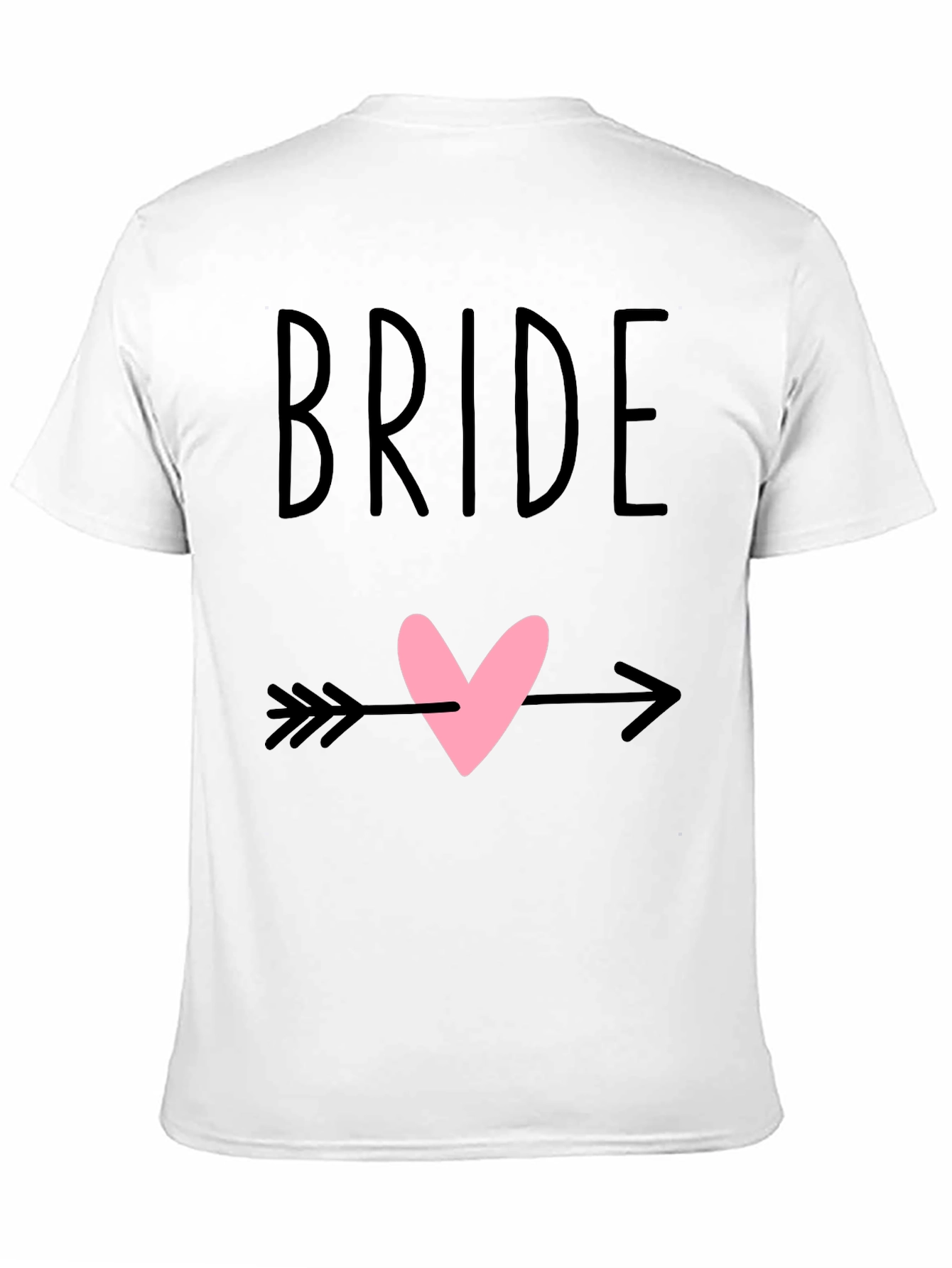 Bride Heart Arrow Graphic T-Shirt