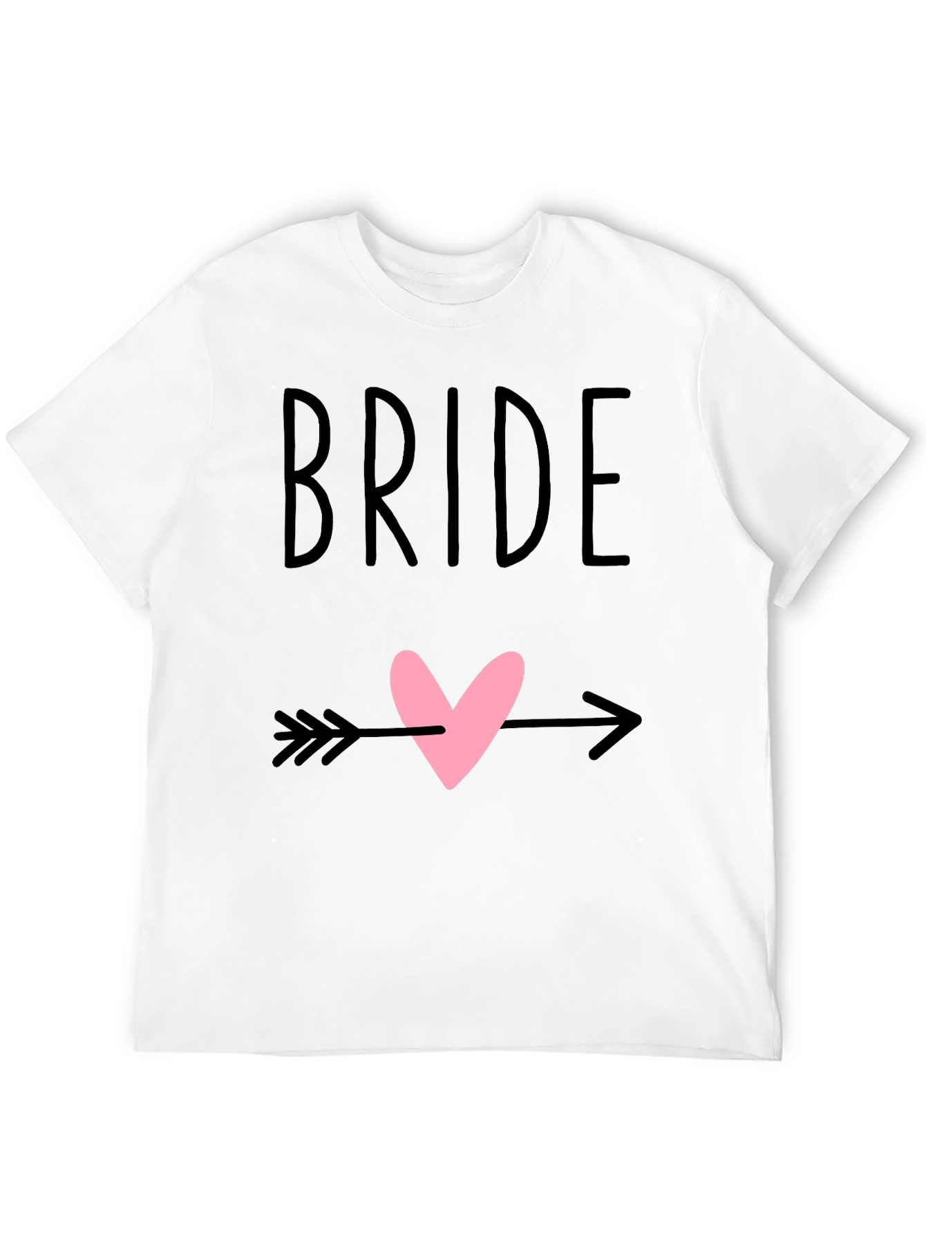 Bride Heart Arrow Graphic T-Shirt