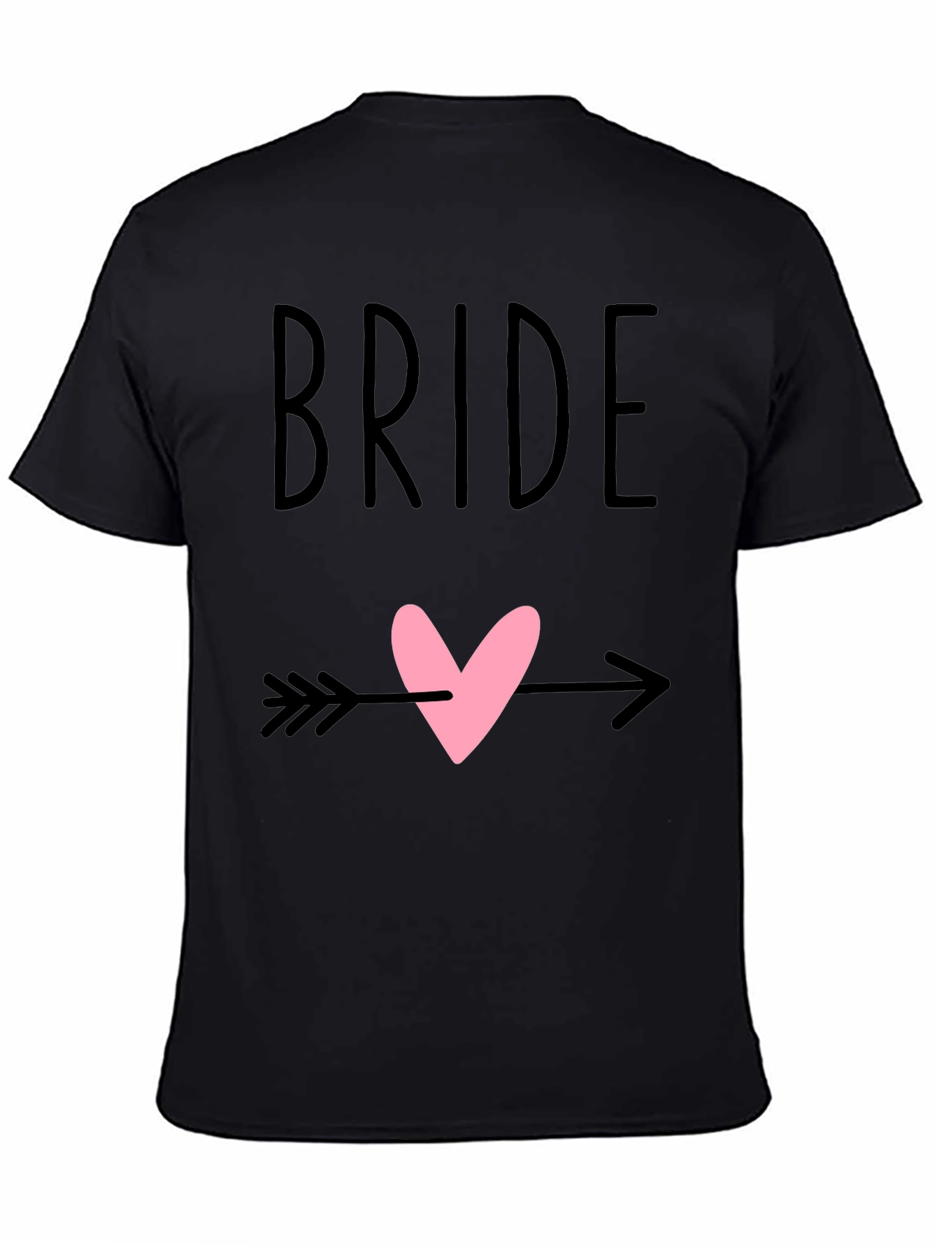 Bride Heart Arrow Graphic T-Shirt