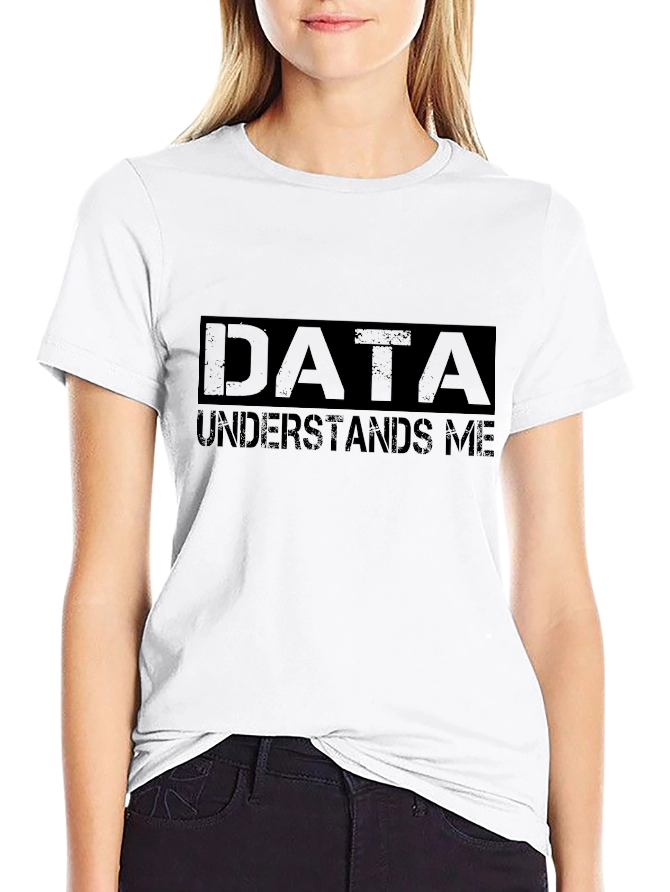 Data Understands Me T-Shirt - Black Cotton Tee