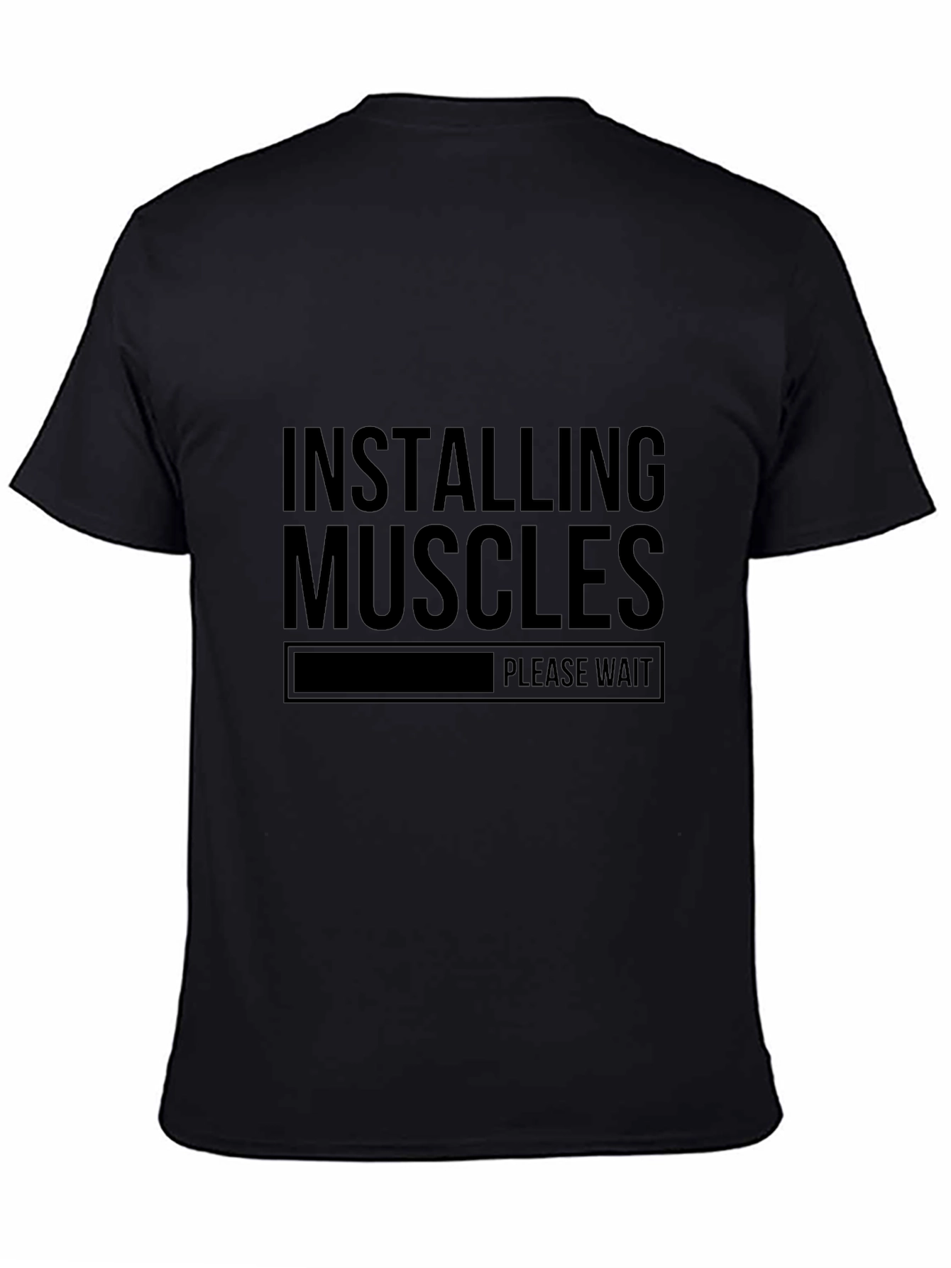 Installing Muscles - Funny Gym Workout T-Shirt