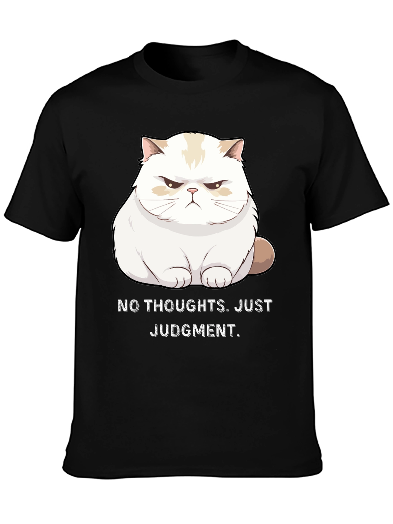 Grumpy Cat Tee - No Thoughts Just Judgment