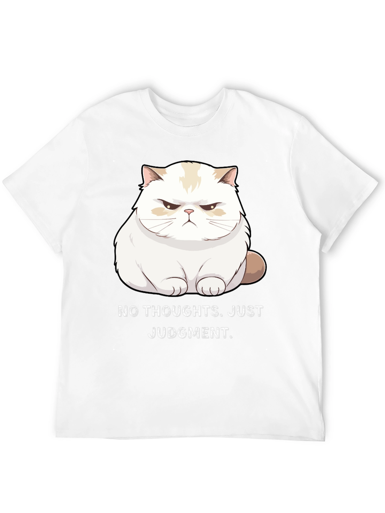 Grumpy Cat Tee - No Thoughts Just Judgment