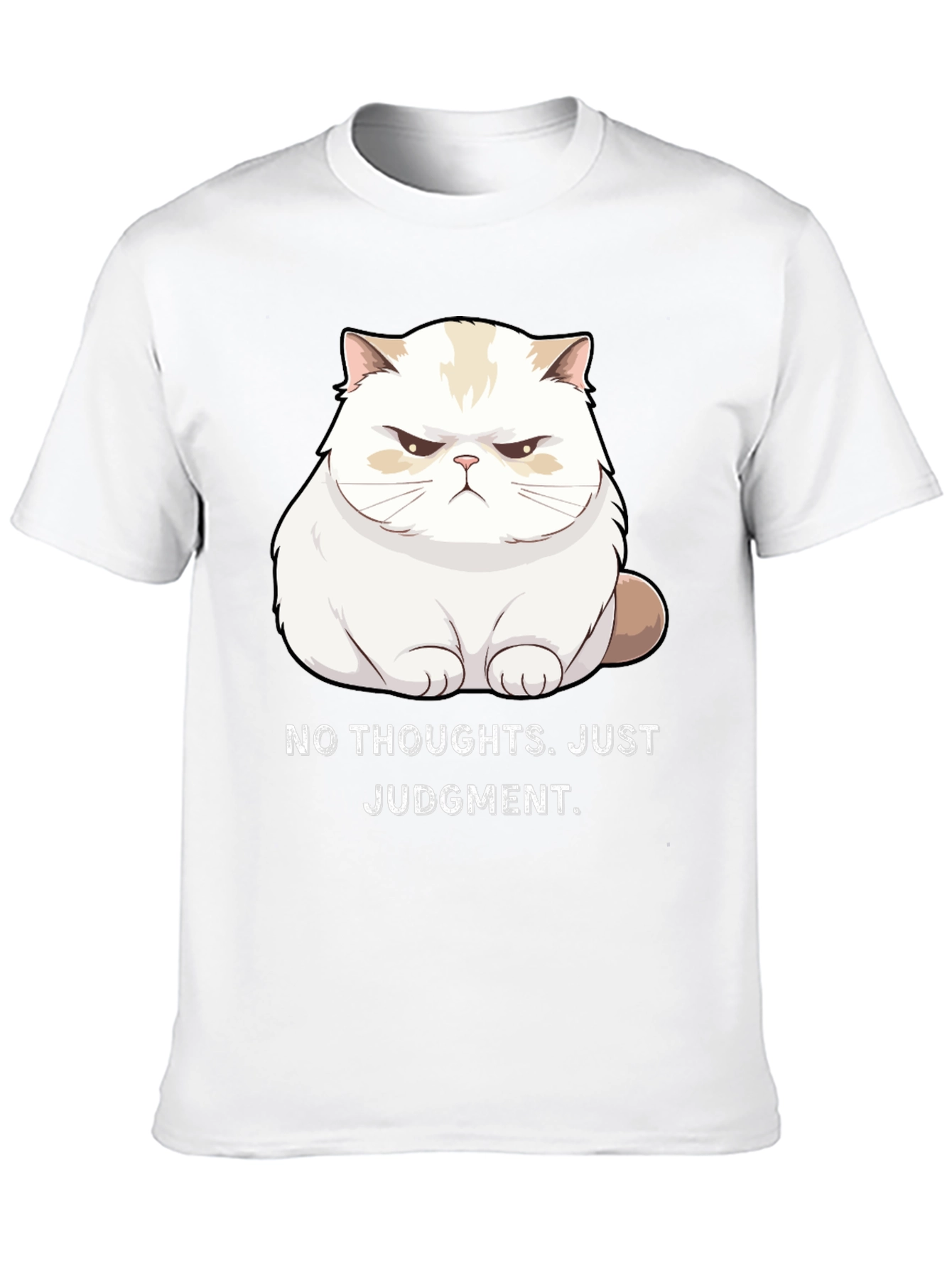 Grumpy Cat Tee - No Thoughts Just Judgment