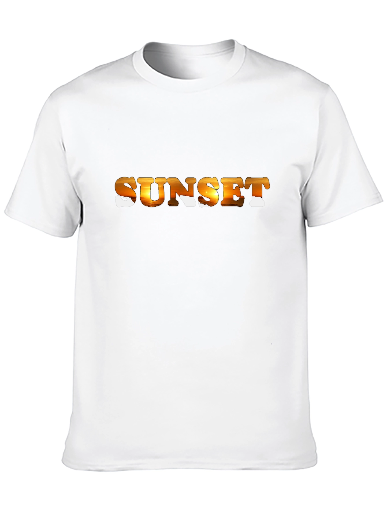 Sunset Graphic Black T-Shirt