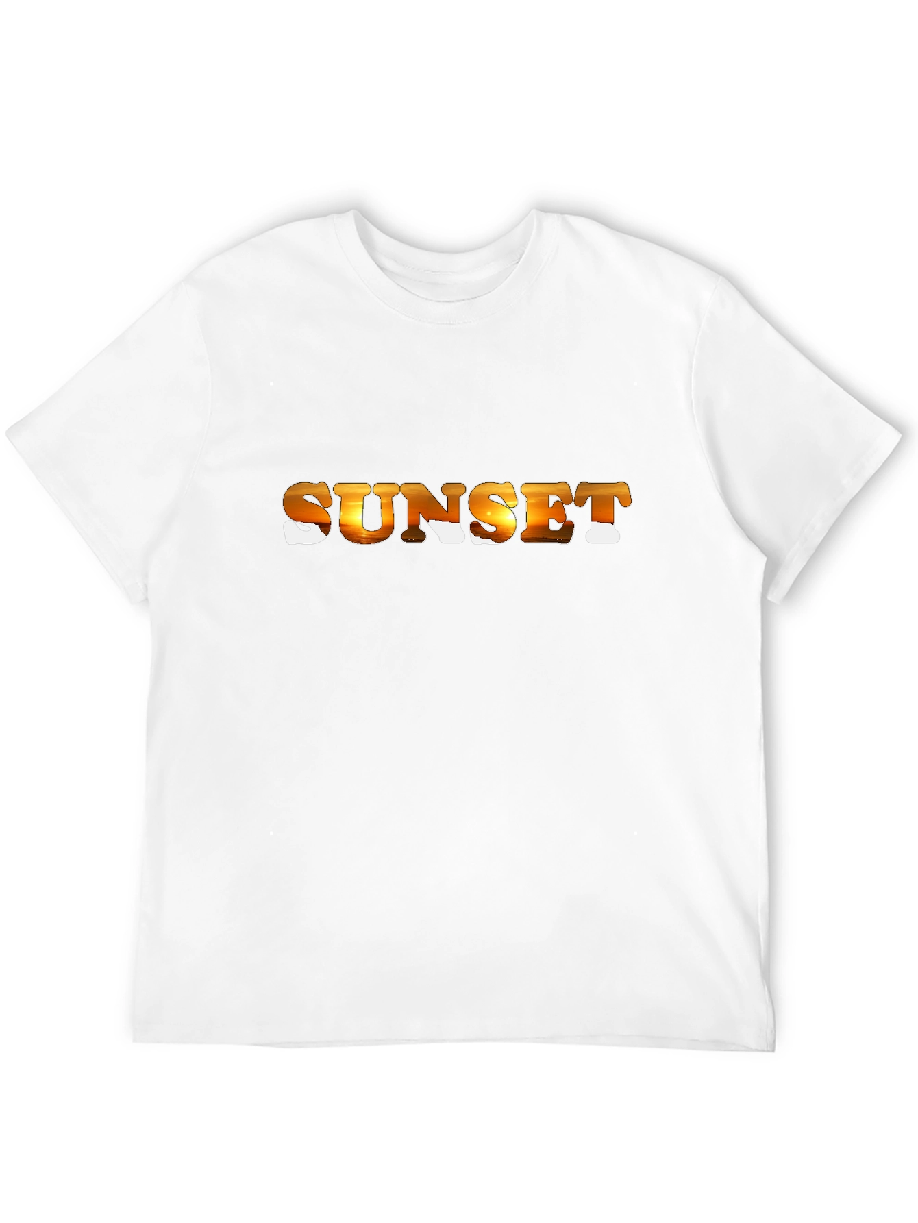 Sunset Graphic Black T-Shirt