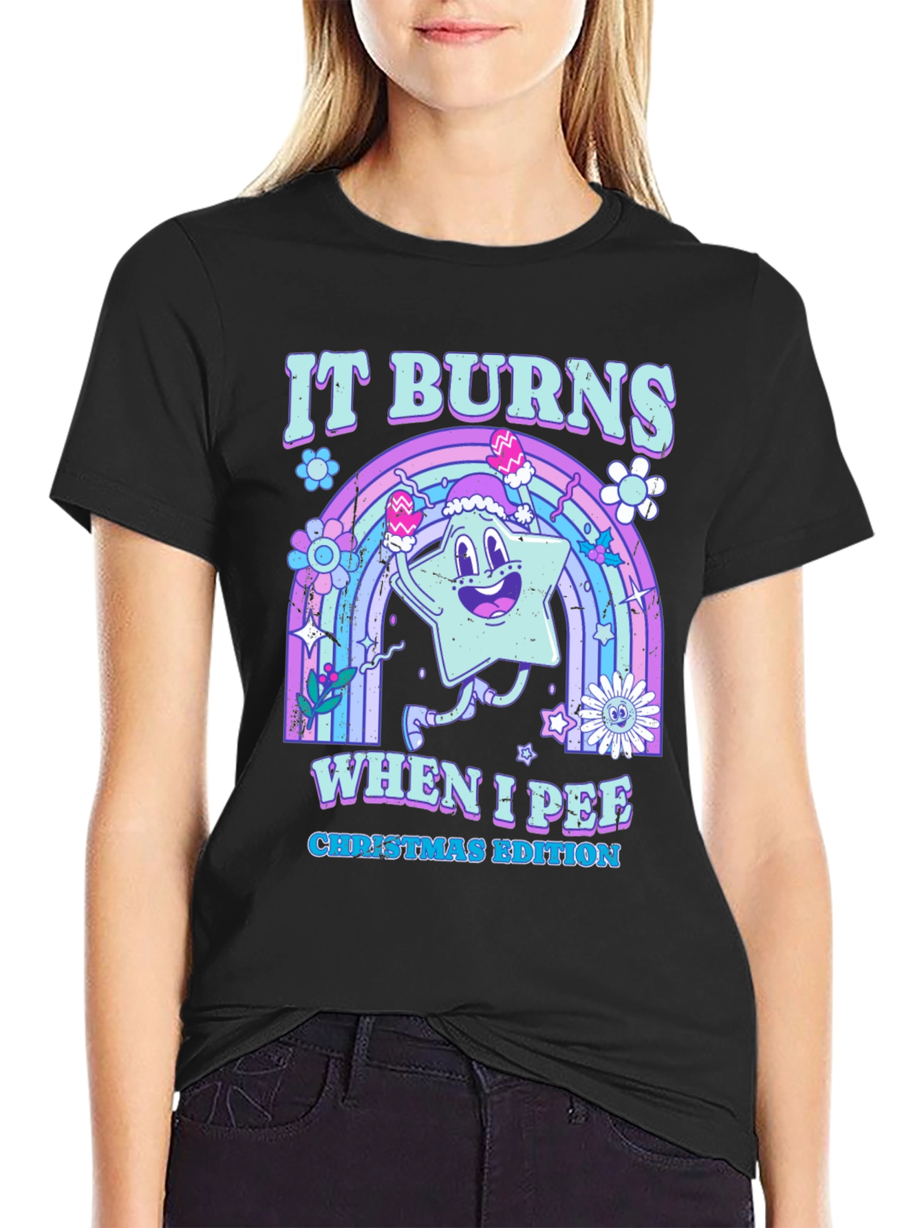 It Burns When I Pee Christmas T-Shirt