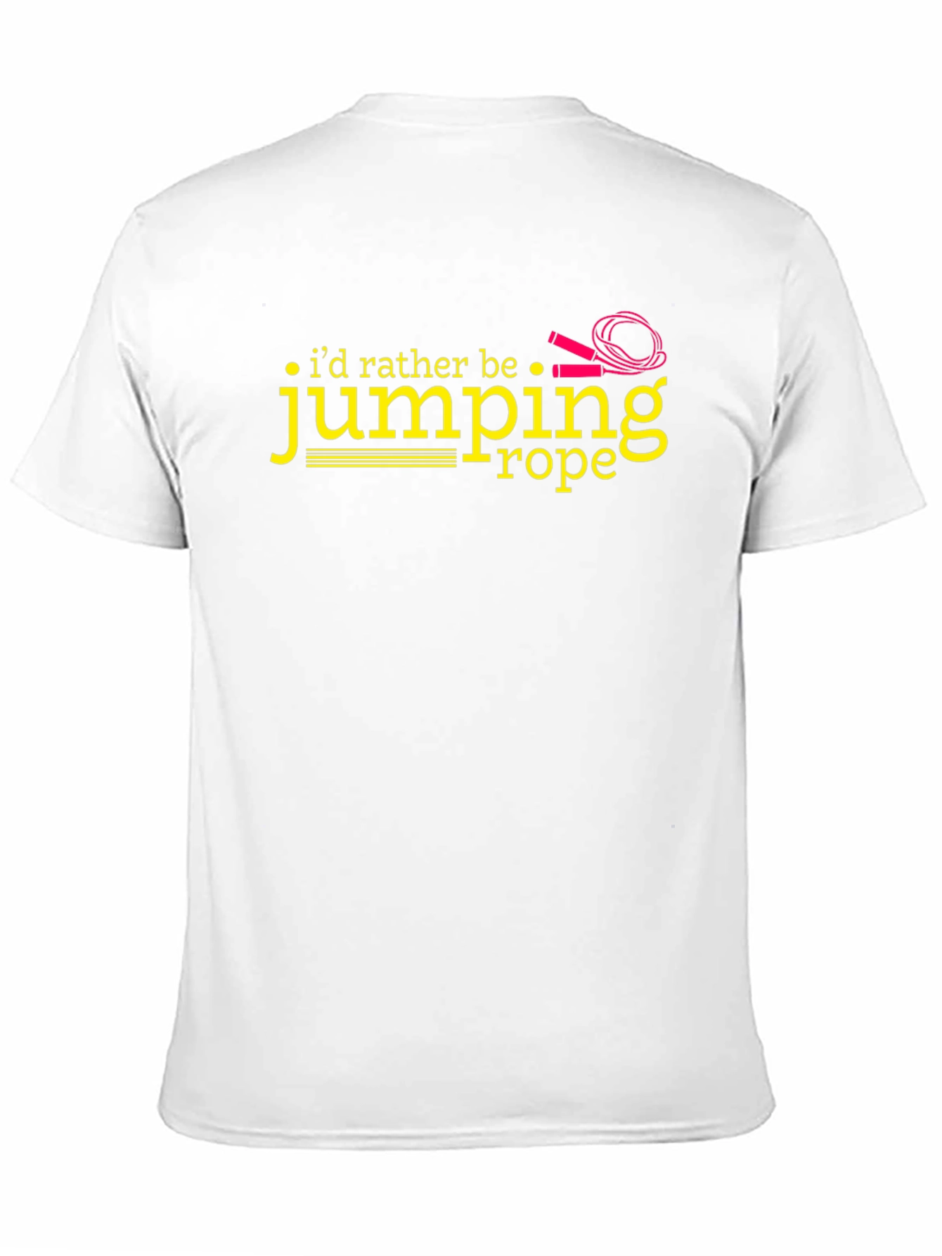 Id Rather Be Jumping Rope Black T-Shirt