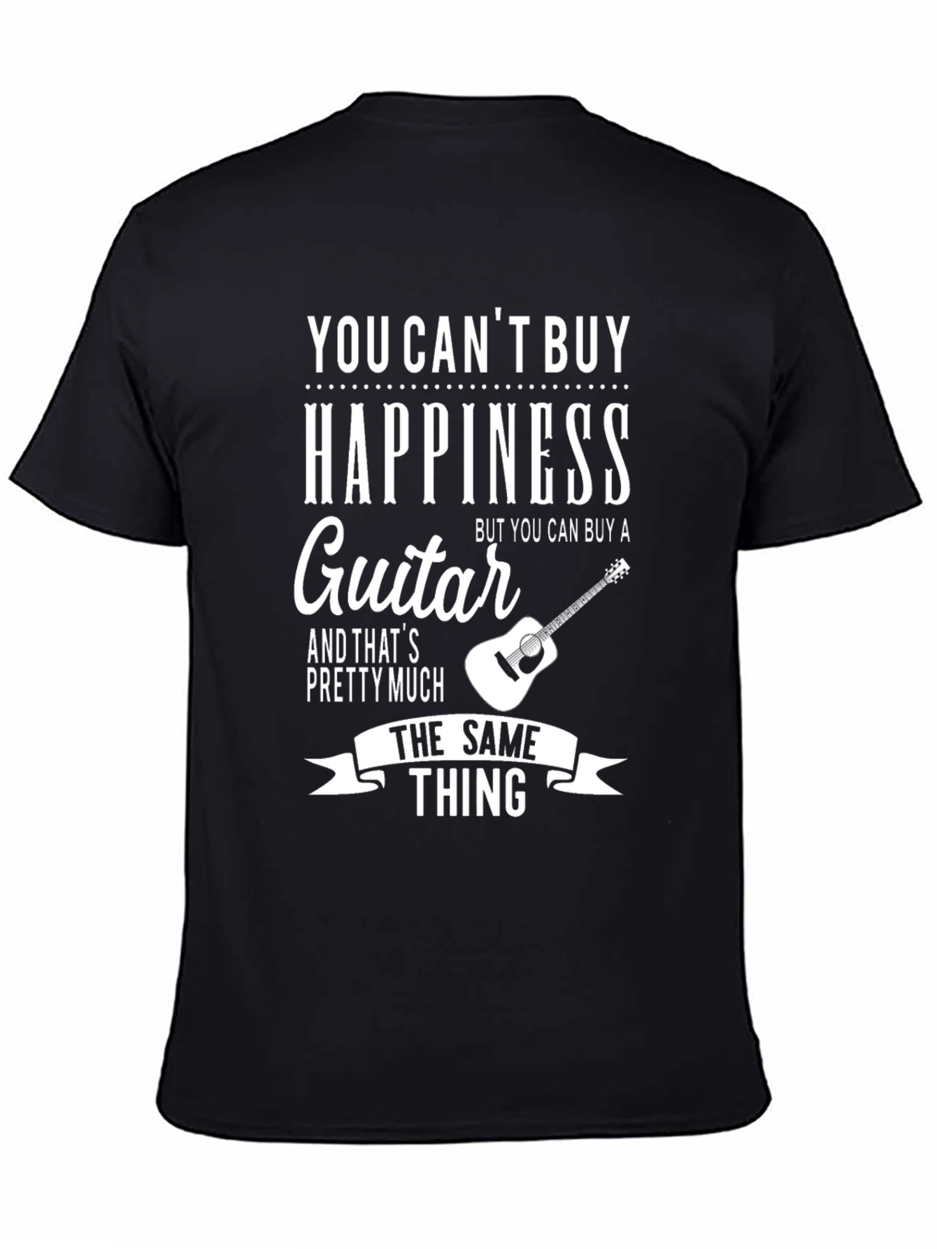 Guitar Happiness T-Shirt - Musician Gift