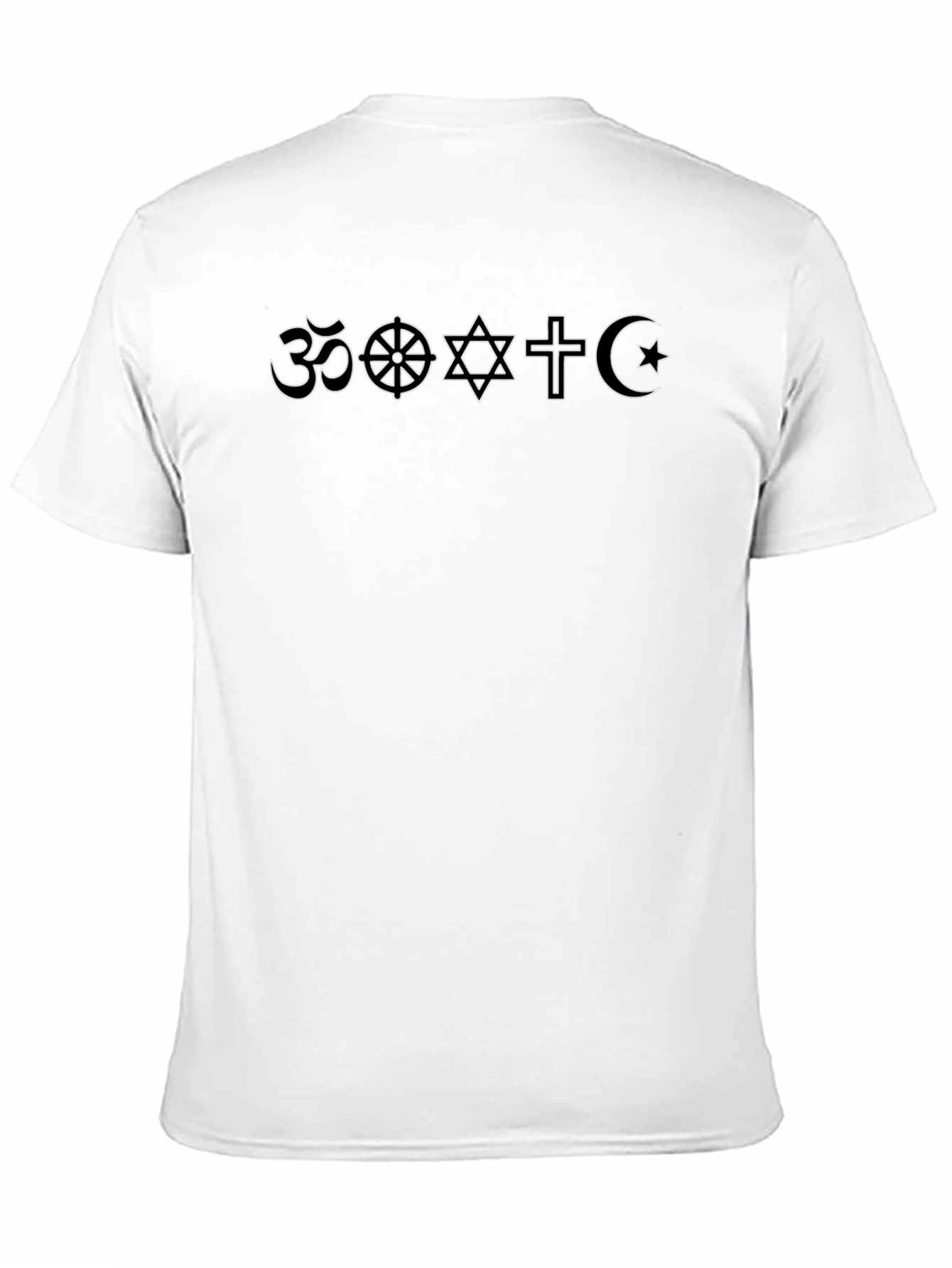Religious Symbol T-Shirt - Black
