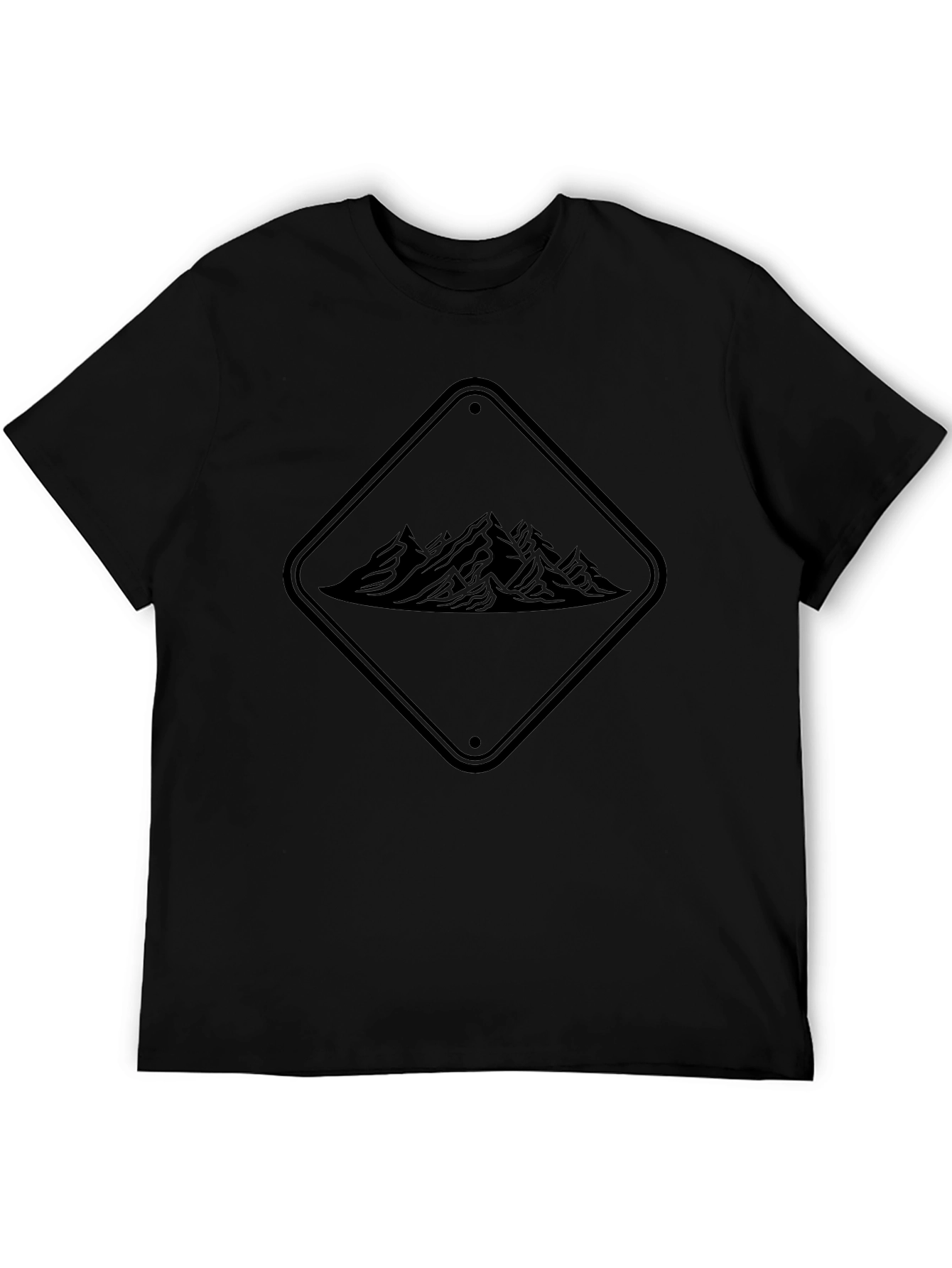 Mountain Graphic Tee - Black T-Shirt