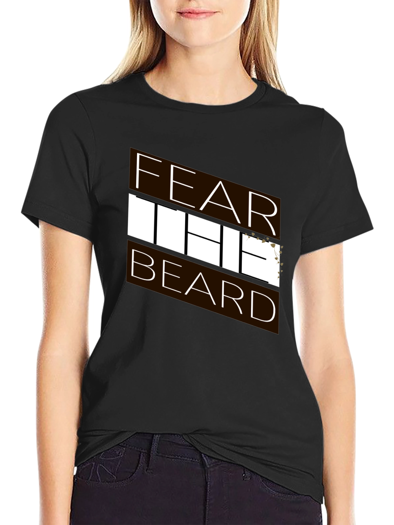 Fear the Beard Graphic Tee - Black