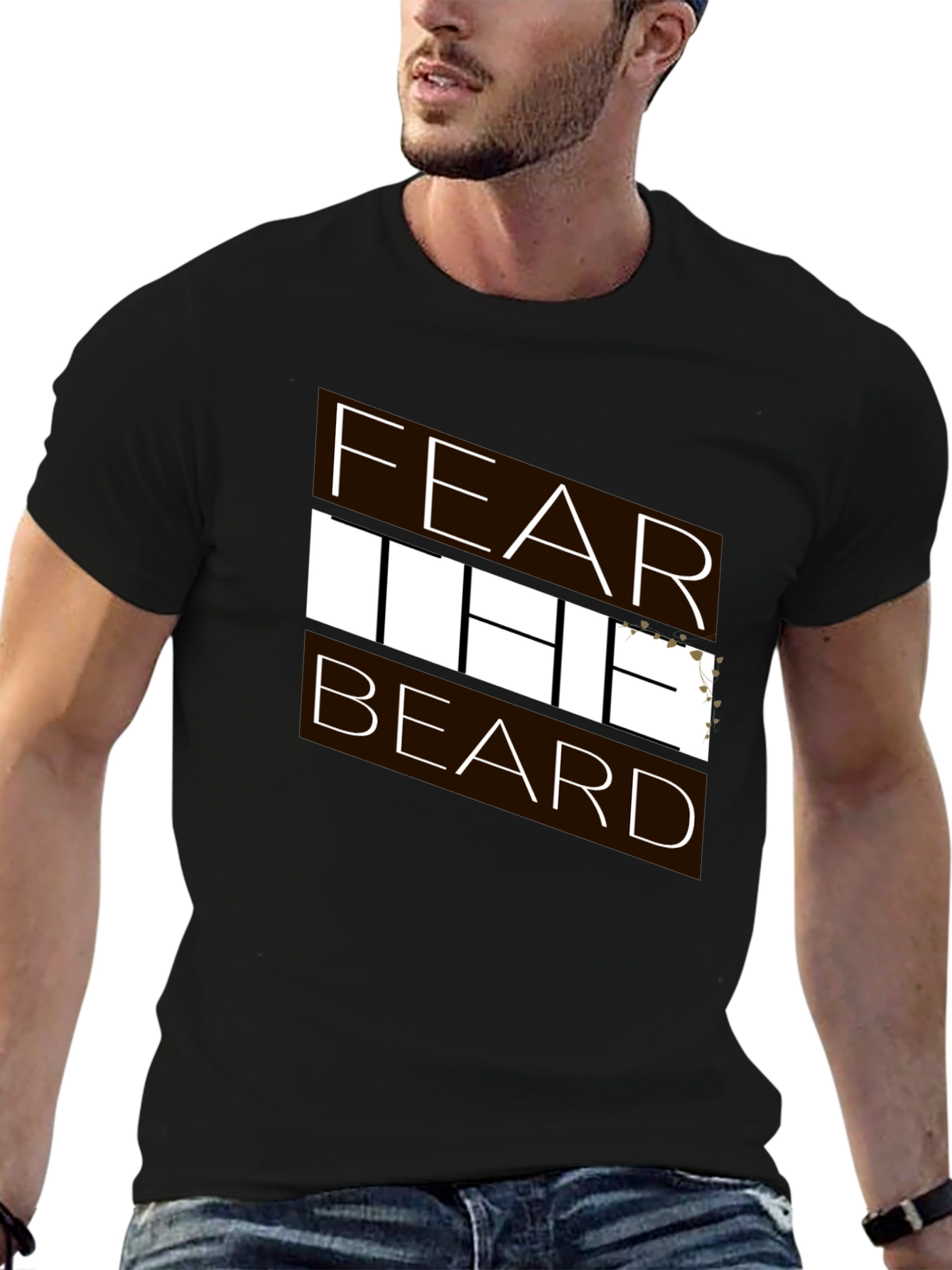 Fear the Beard Graphic Tee - Black
