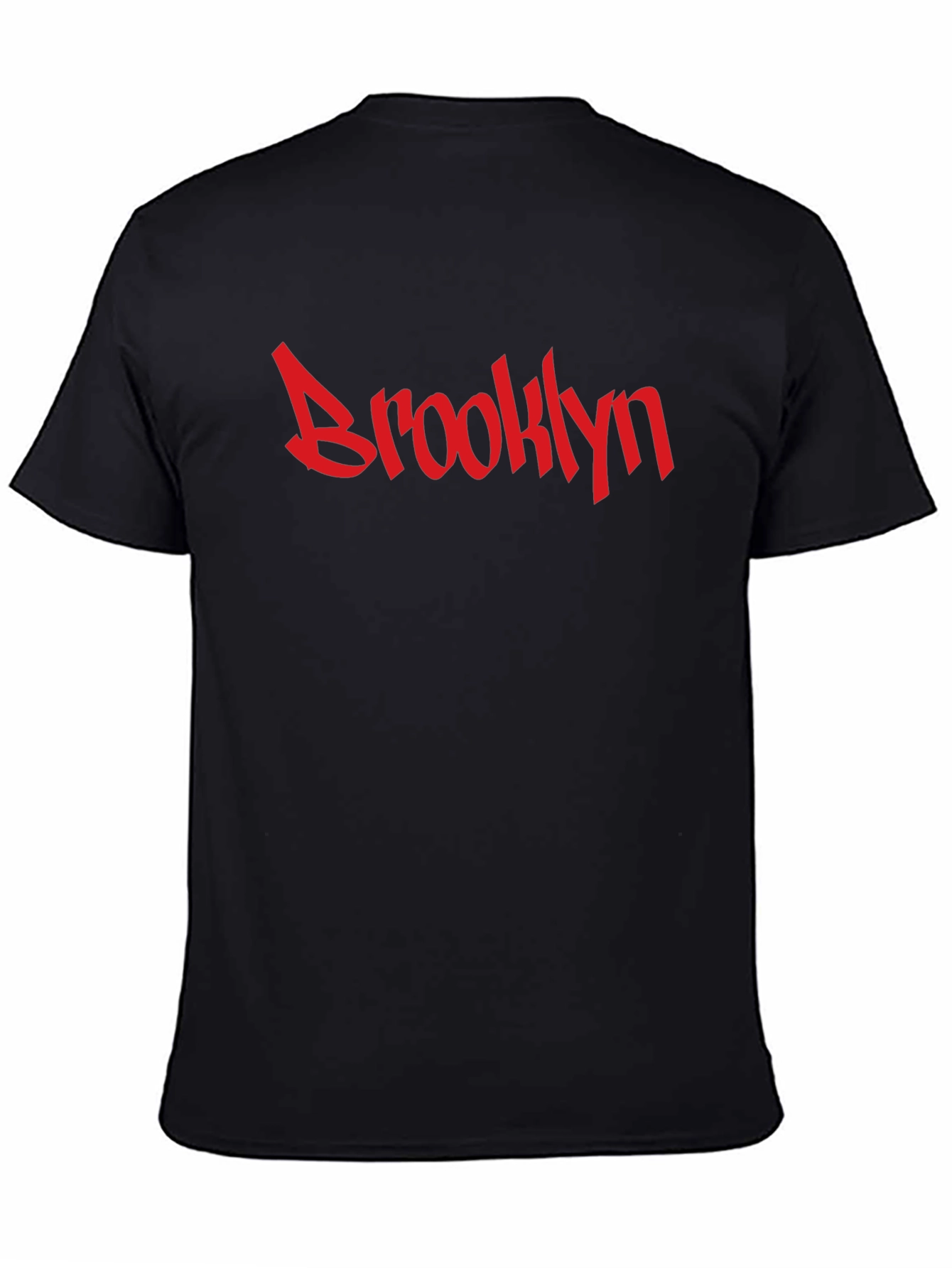 Brooklyn Graphic Tee - Red on Black