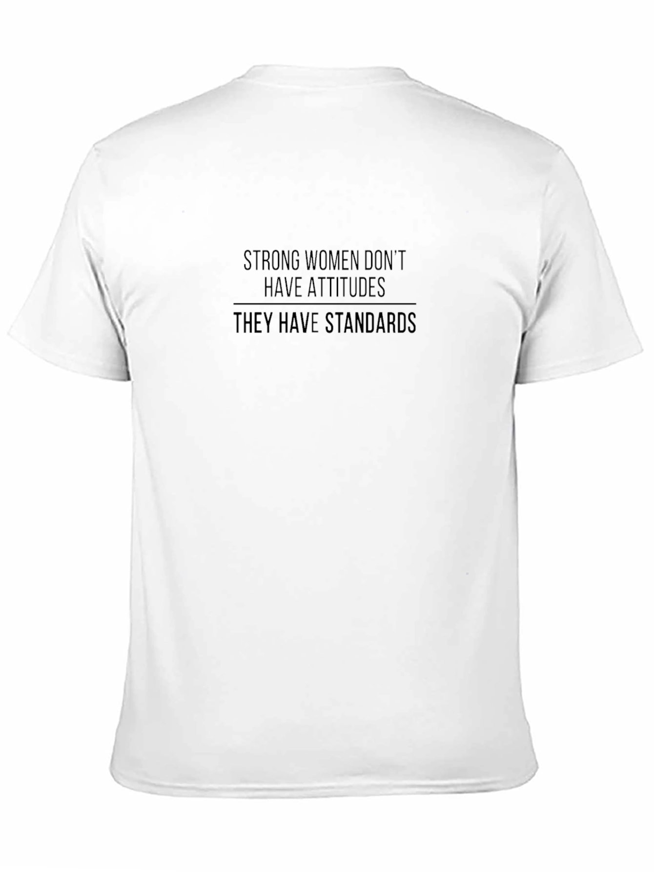Strong Women Standards Black T-Shirt
