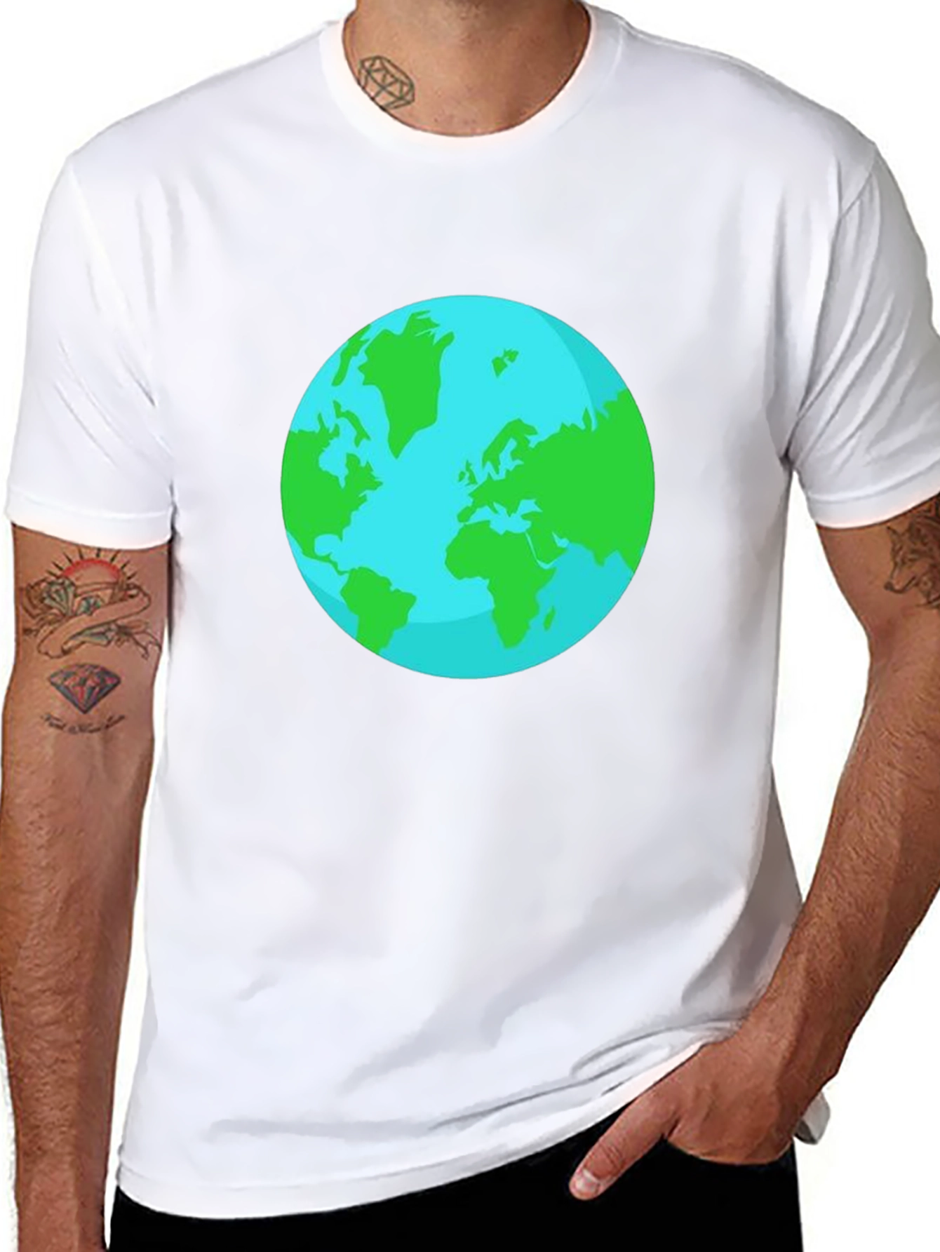 Earth Graphic Tee - Global Unity T-Shirt