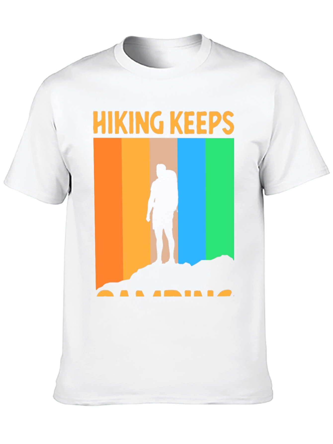 Hiking Keeps Camping T-Shirt Outdoor Adventure Tee