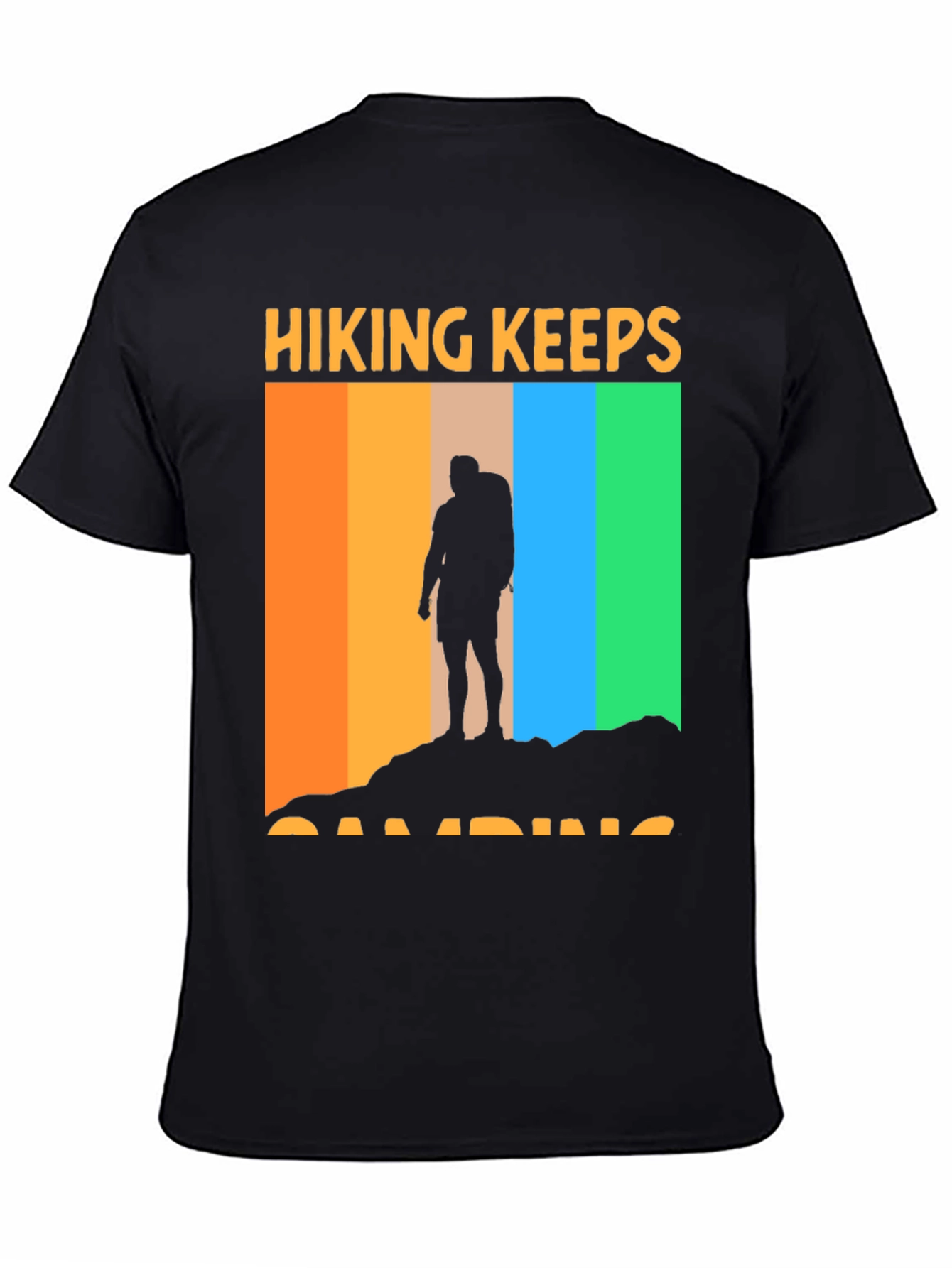 Hiking Keeps Camping T-Shirt Outdoor Adventure Tee