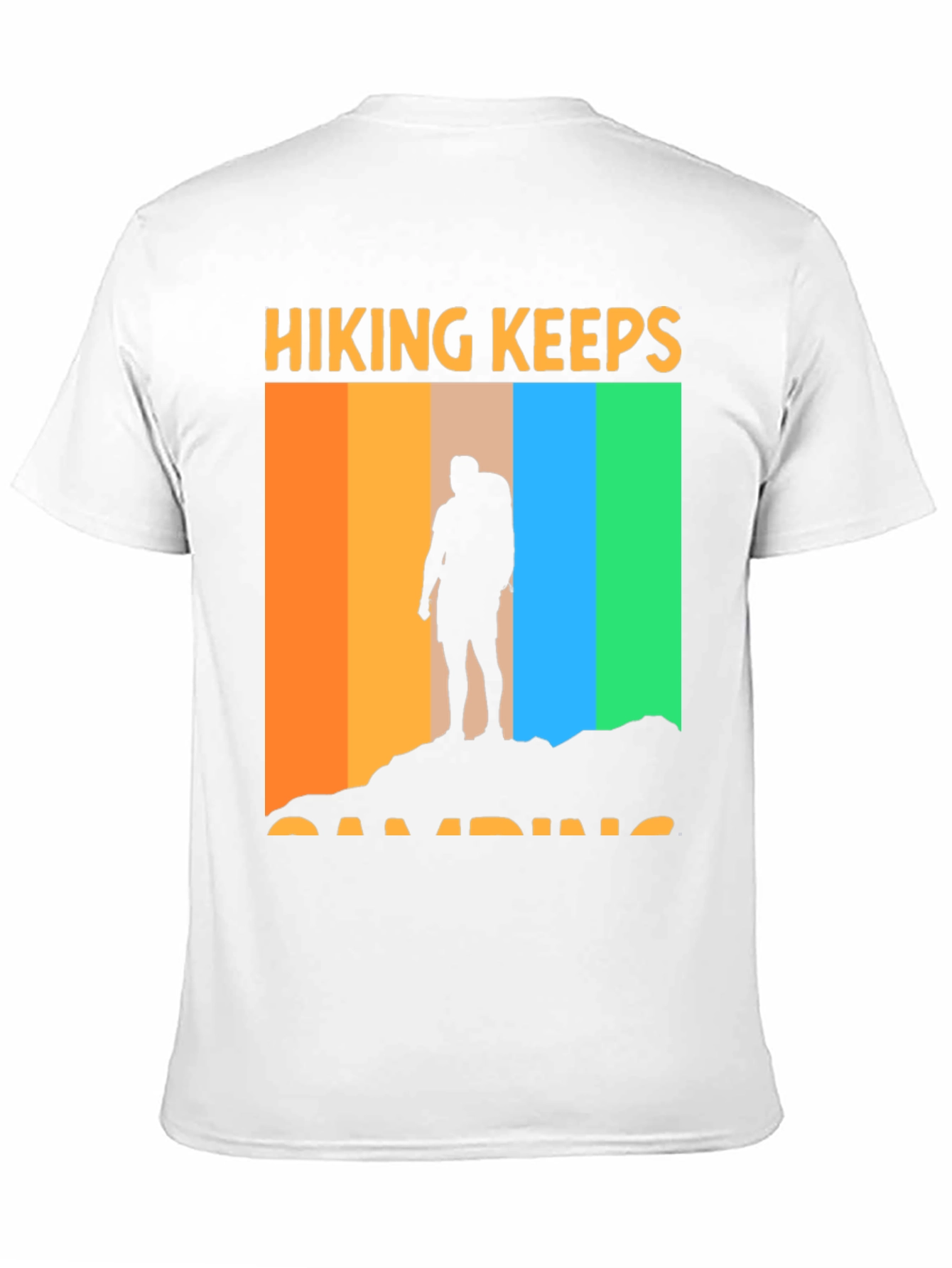 Hiking Keeps Camping T-Shirt Outdoor Adventure Tee