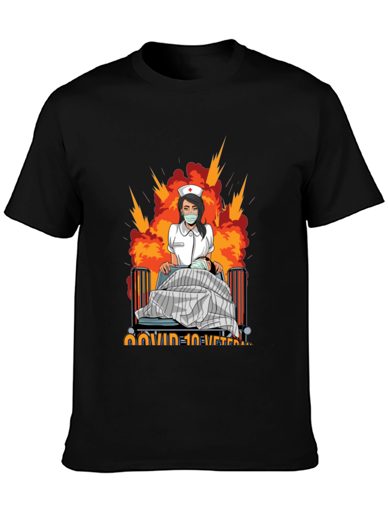 COVID Veteran T-Shirt - Nurse Design