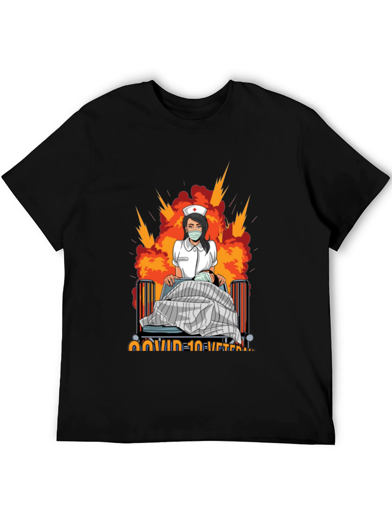 COVID Veteran T-Shirt - Nurse Design
