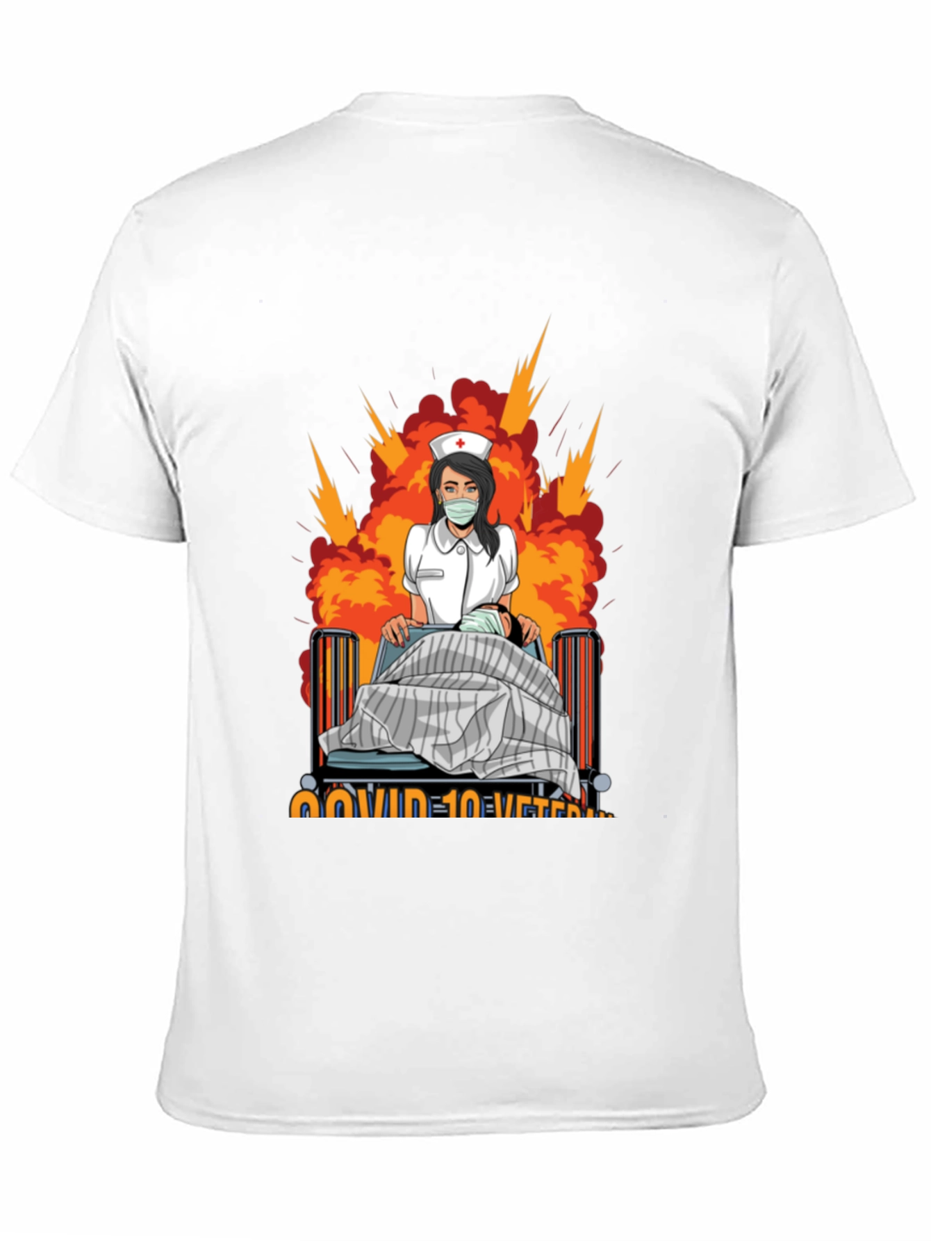 COVID Veteran T-Shirt - Nurse Design