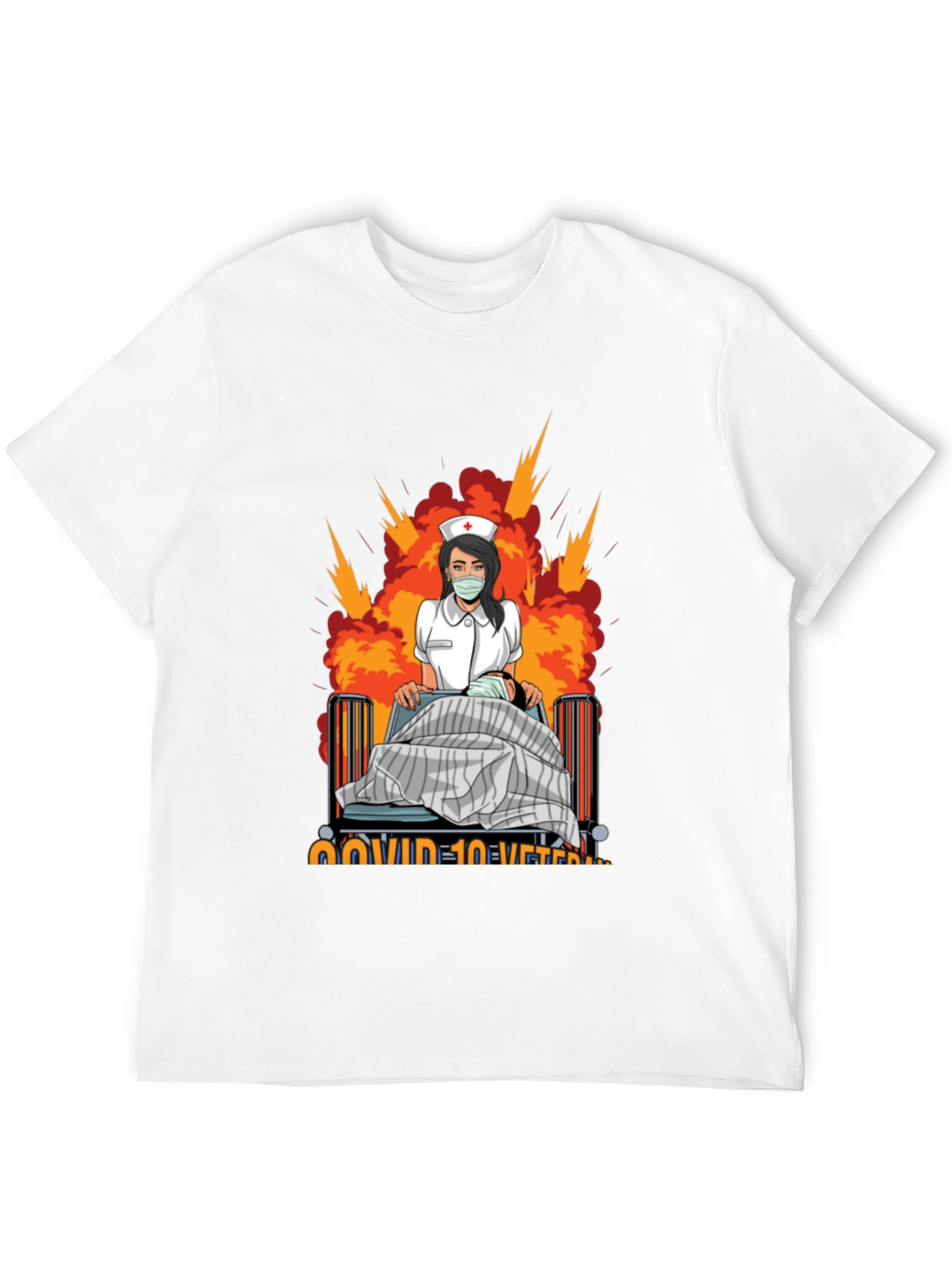 COVID Veteran T-Shirt - Nurse Design