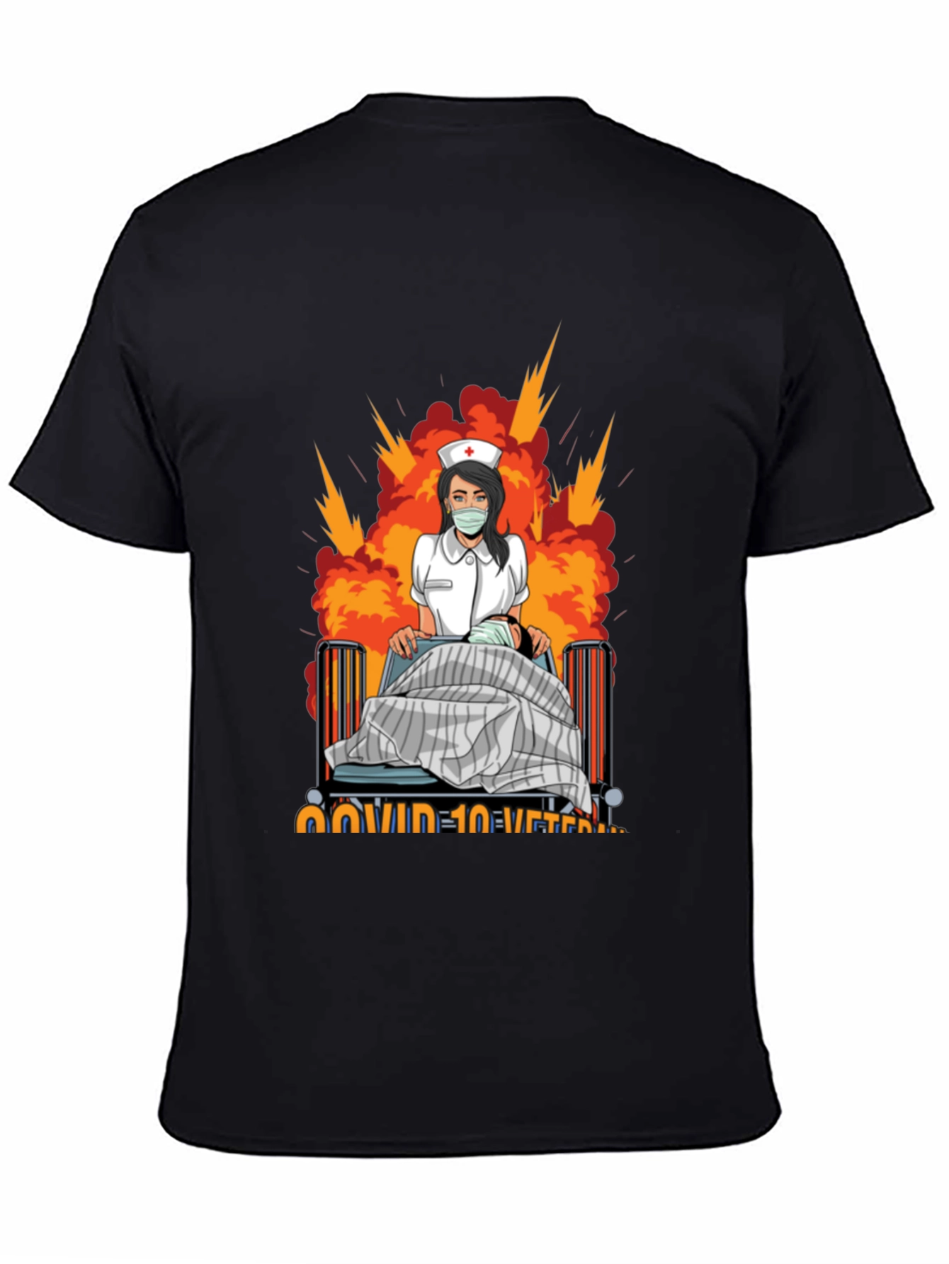 COVID Veteran T-Shirt - Nurse Design