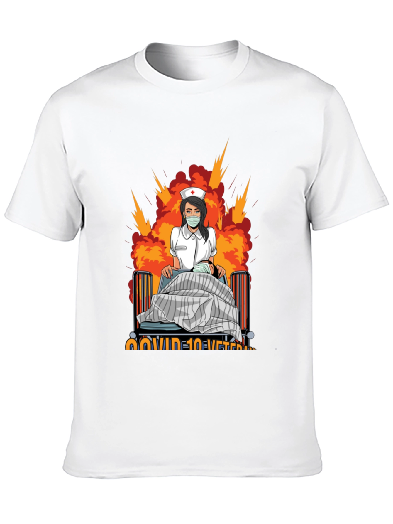 COVID Veteran T-Shirt - Nurse Design