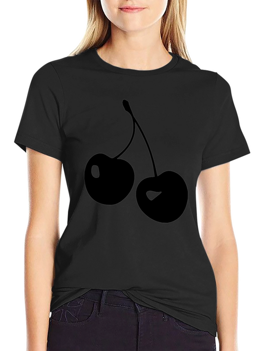 Black Cherry Graphic Tee | Casual Unisex Style