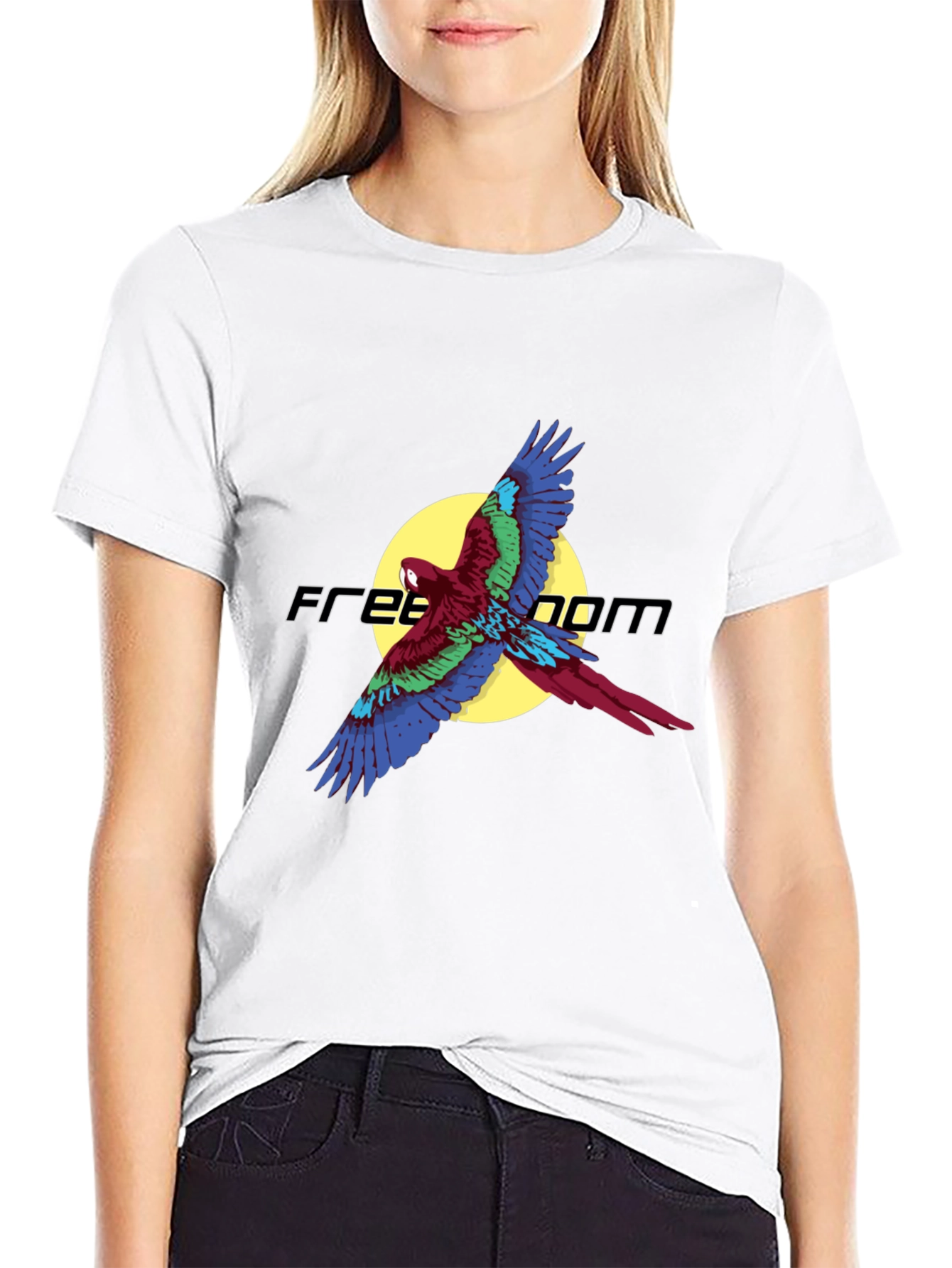 Freedom Flight T-Shirt - Parrot Graphic Tee